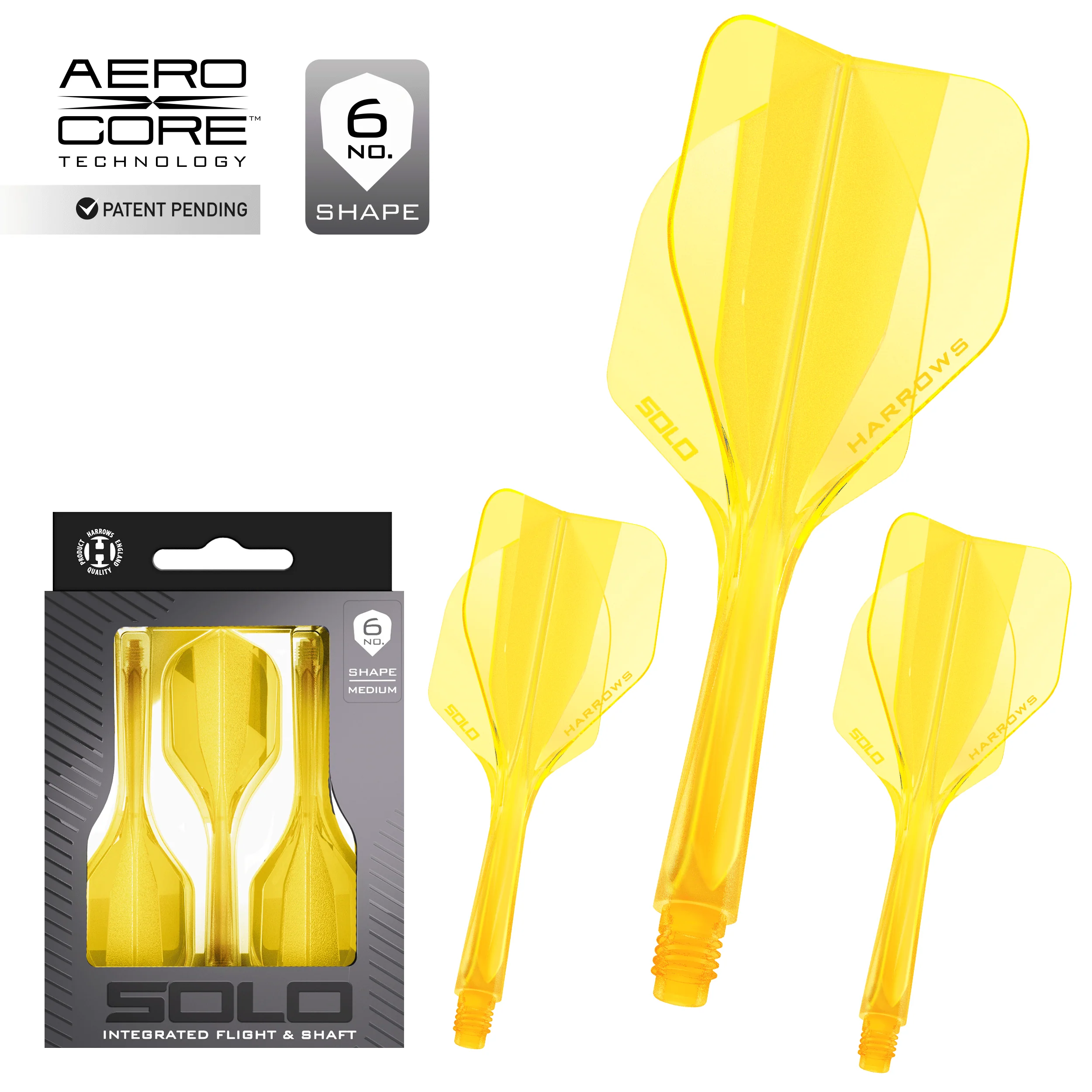 Harrows Solo Dart Flights - Moulded Flight & Shaft - Image 6