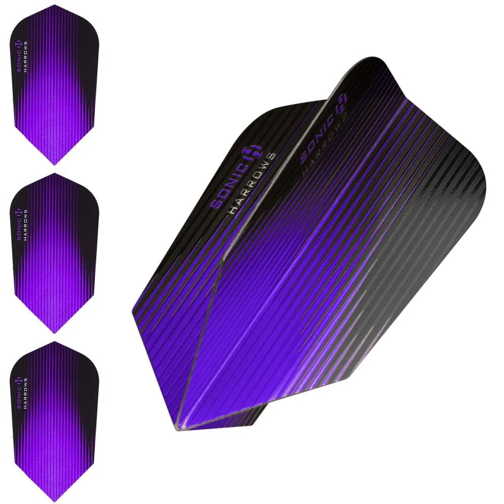 *Harrows Sonic Dart Flights - Slim Shape - 100 Micron - Image 11