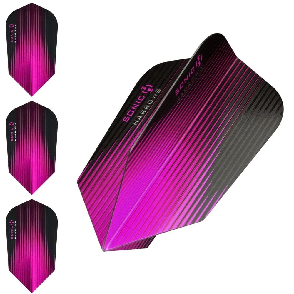 *Harrows Sonic Dart Flights - Slim Shape - 100 Micron - Image 9