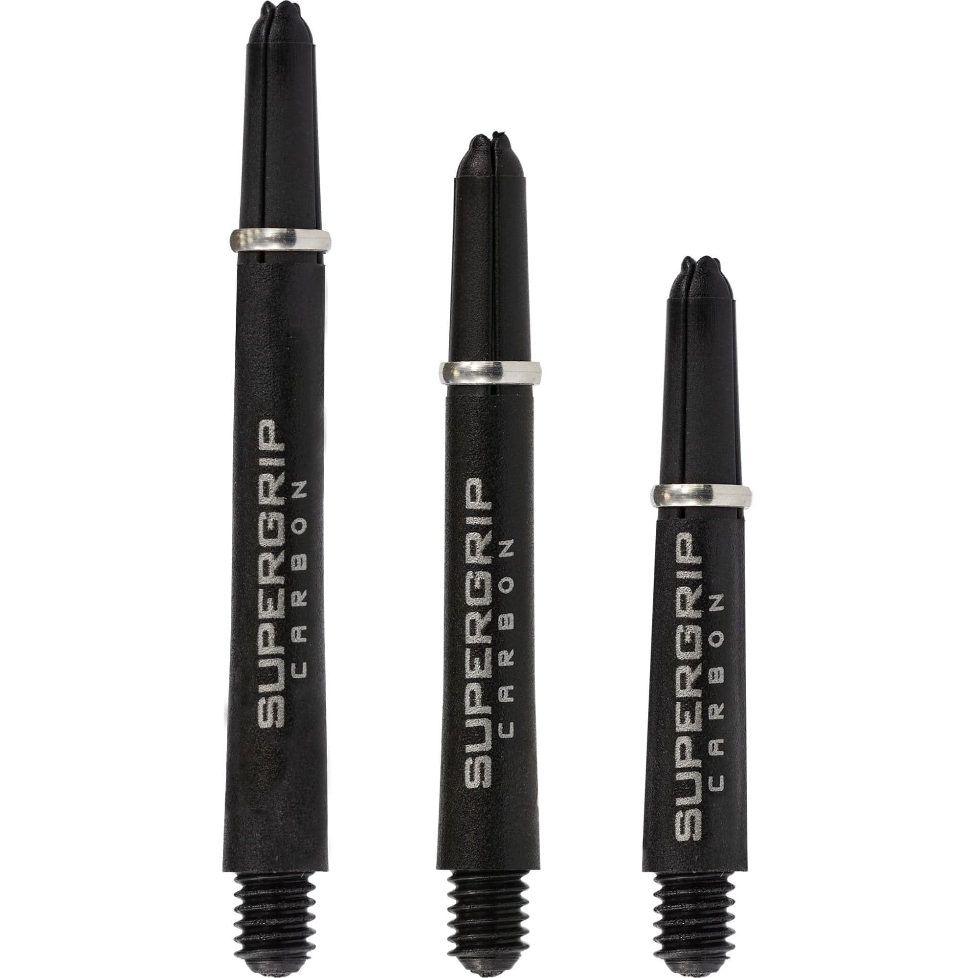 *Harrows Supergrip Carbon Dart Shafts - Black & Silver