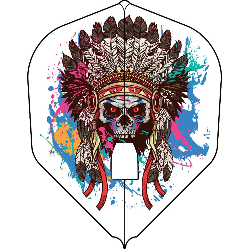 L-Style - EZ L-Flights - Integrated Champagne Ring - L1EZ Standard - SD Chief Skull - Image 4