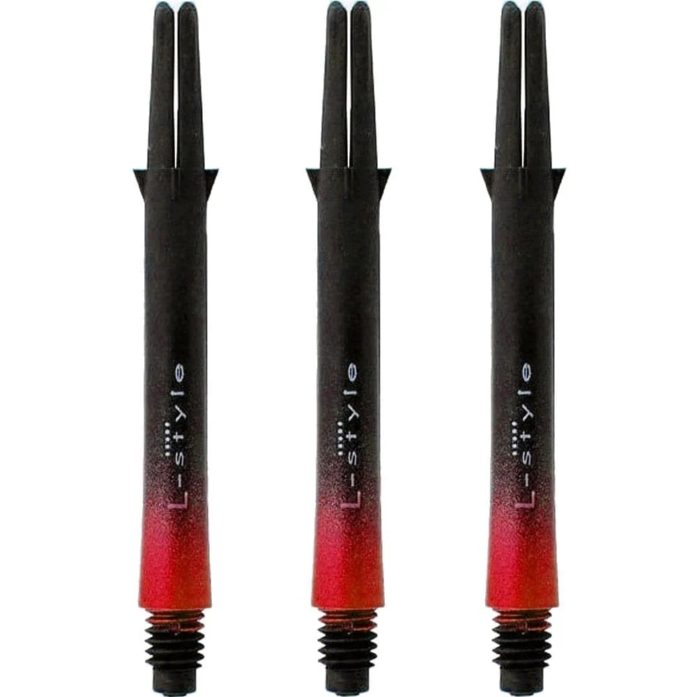 *L-Style - L Shafts - Carbon Two Tone - Black and Red - Short - Image 2