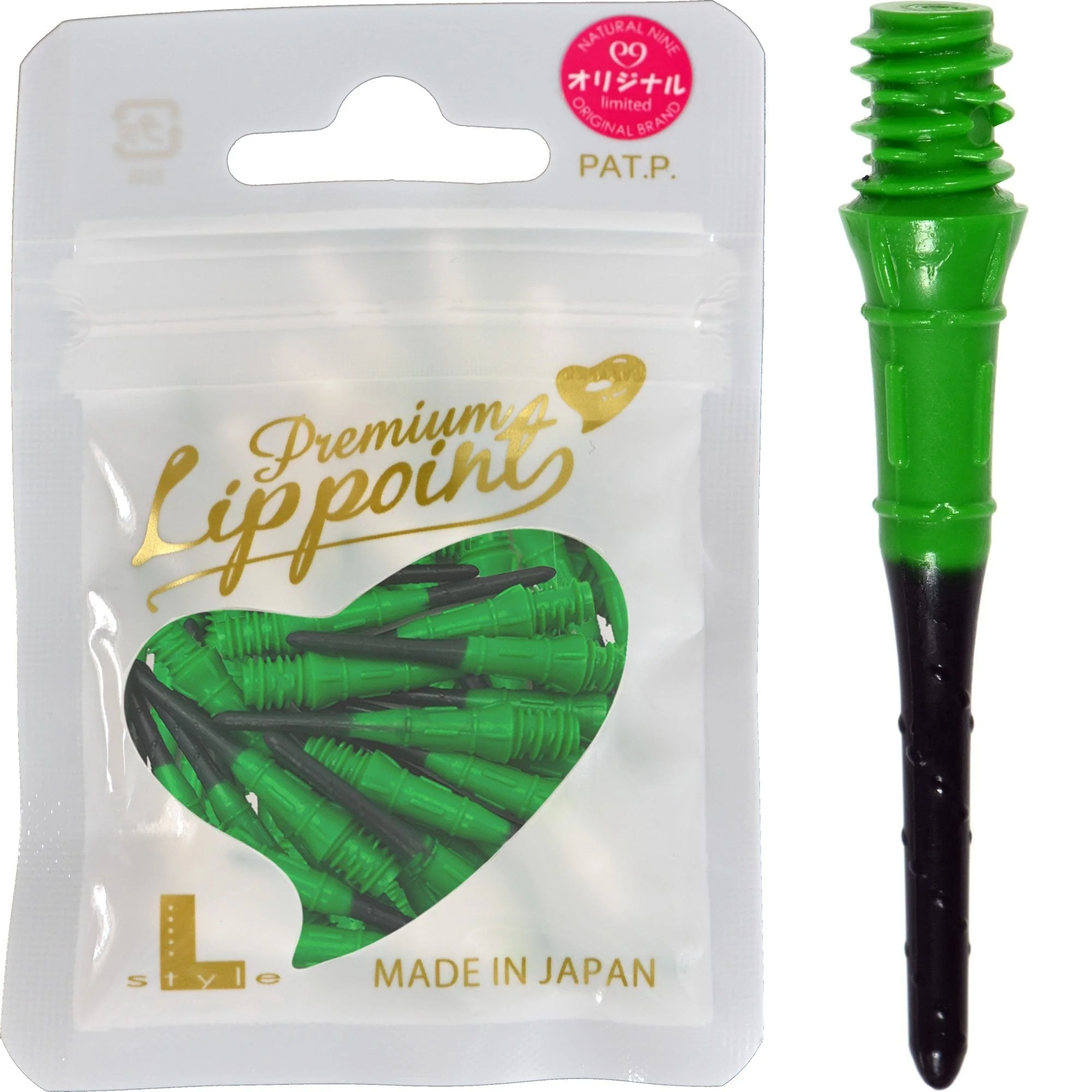 L-Style N9 - Lip Points Two Tone - Spare Black Tips - 2ba - Pack 30 - Image 3