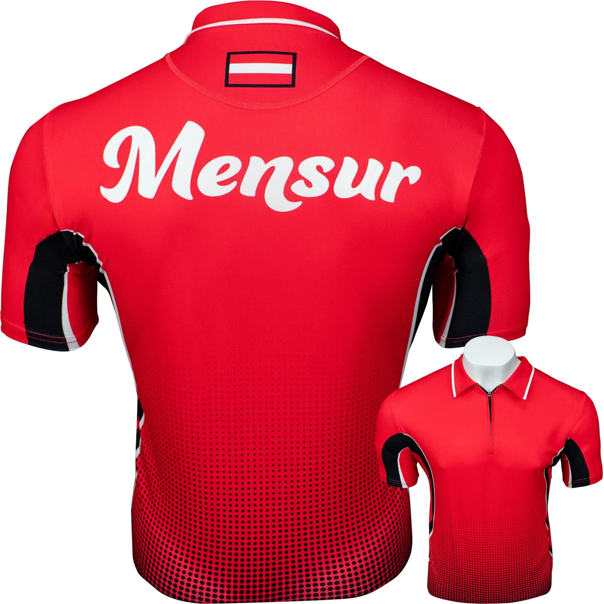 *Legend Darts - Mensur Suljovic - Dart Shirt - Red - Image 5