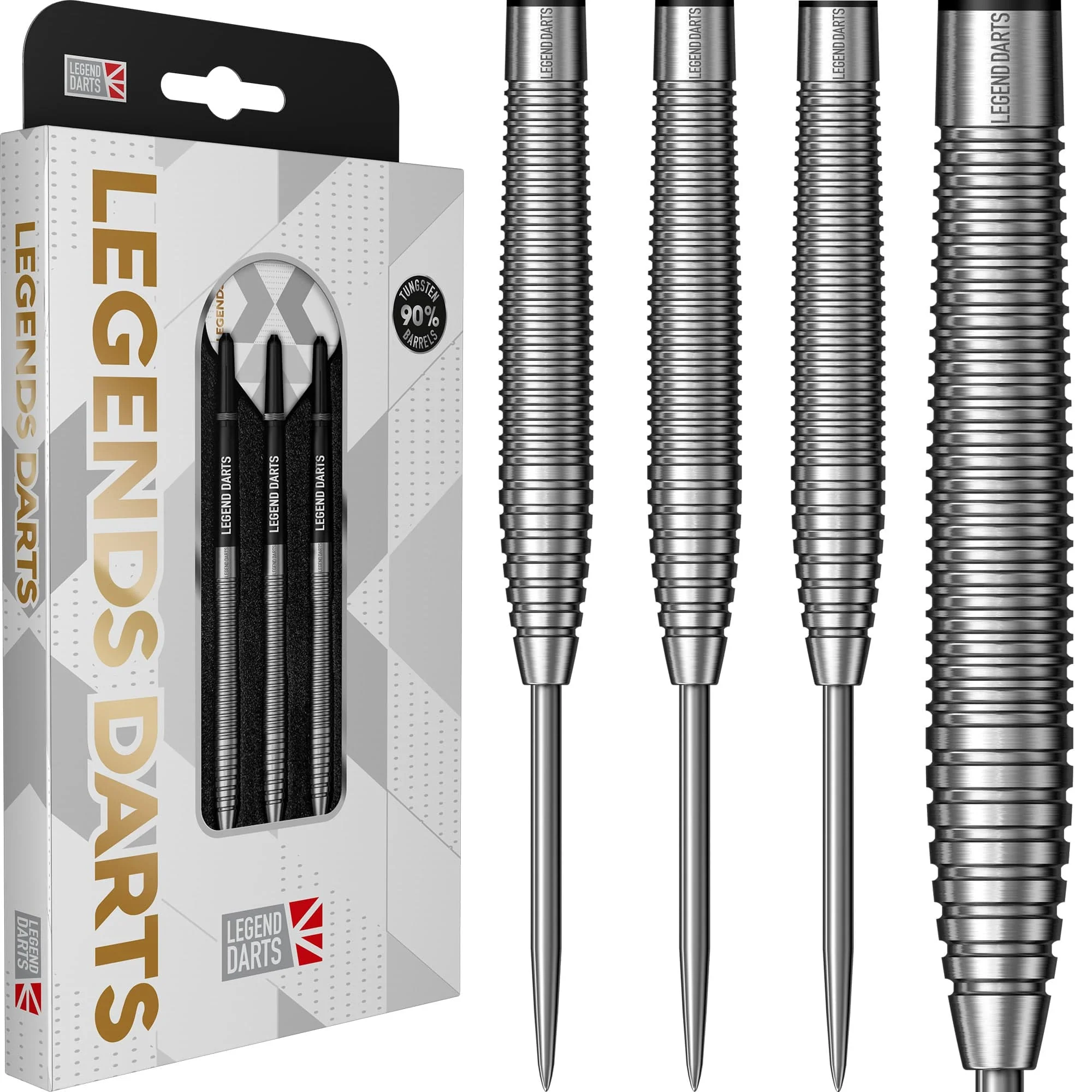 Legend Darts - Steel Tip - 90% Tungsten - Pro Series - V22 - Torpedo Ring - Image 3