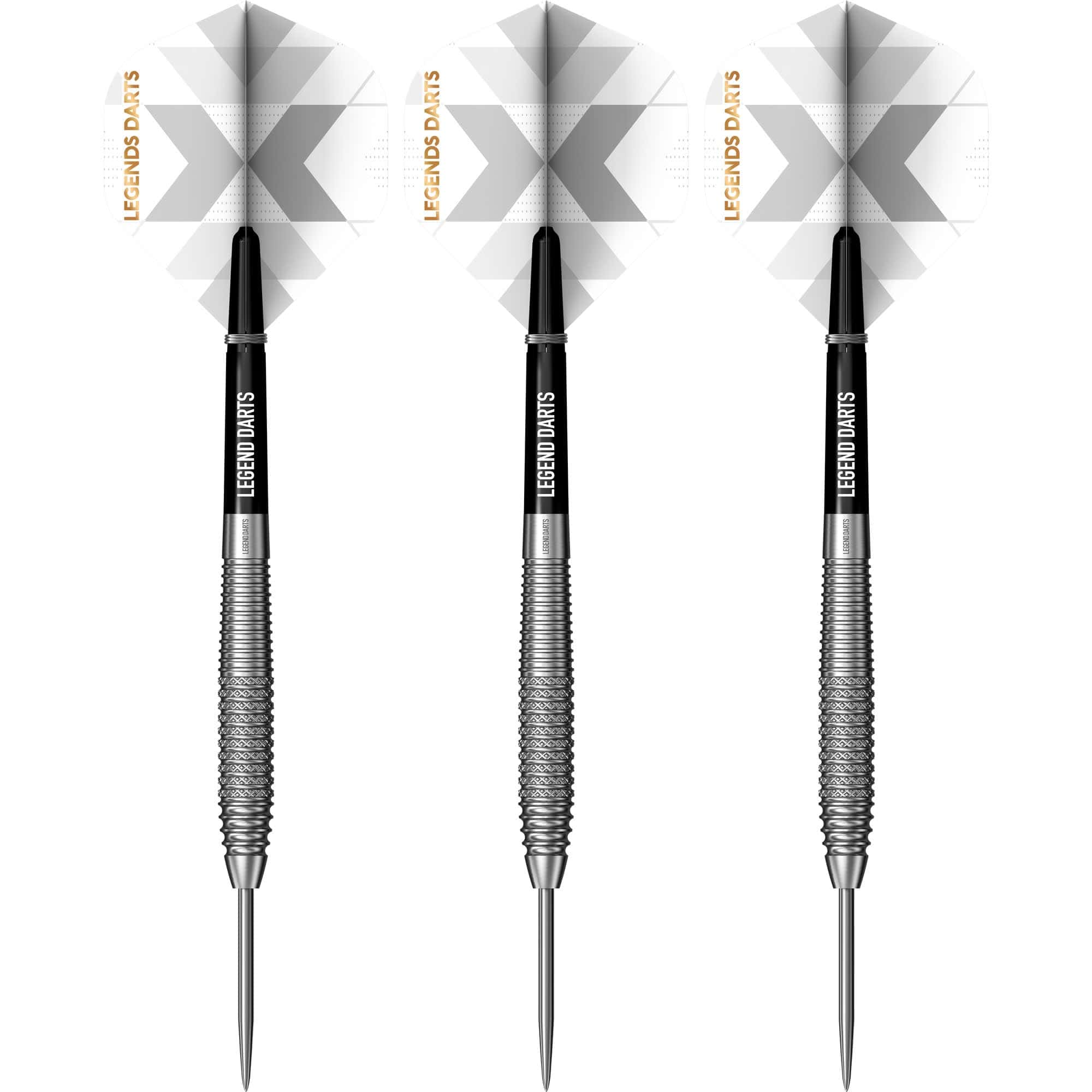 *Legend Darts - Steel Tip - 90% Tungsten - Pro Series - V27 - Torpedo Centre Knurl - Image 2
