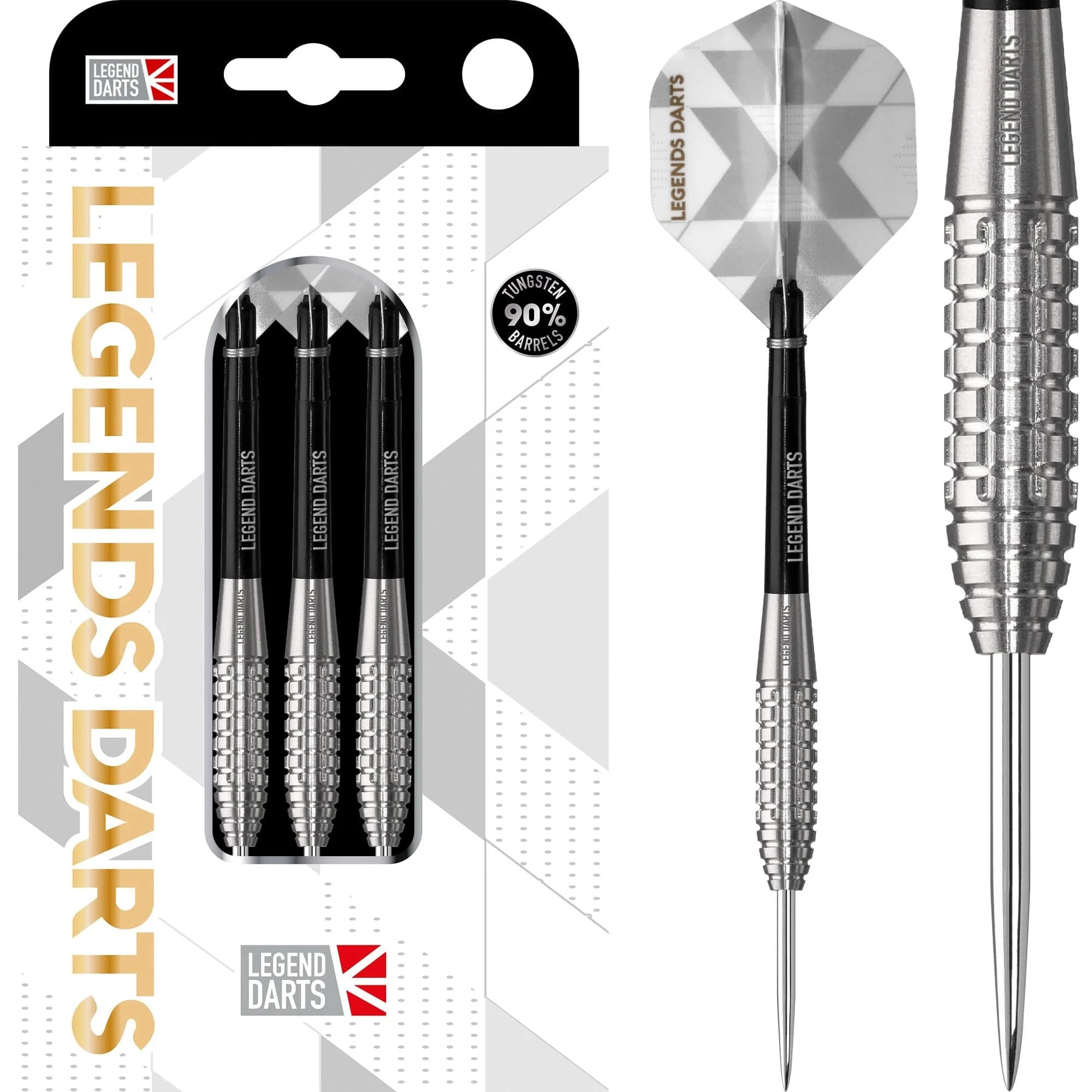 Legend Darts - Steel Tip - 90% Tungsten - Pro Series - V9 - Bullet