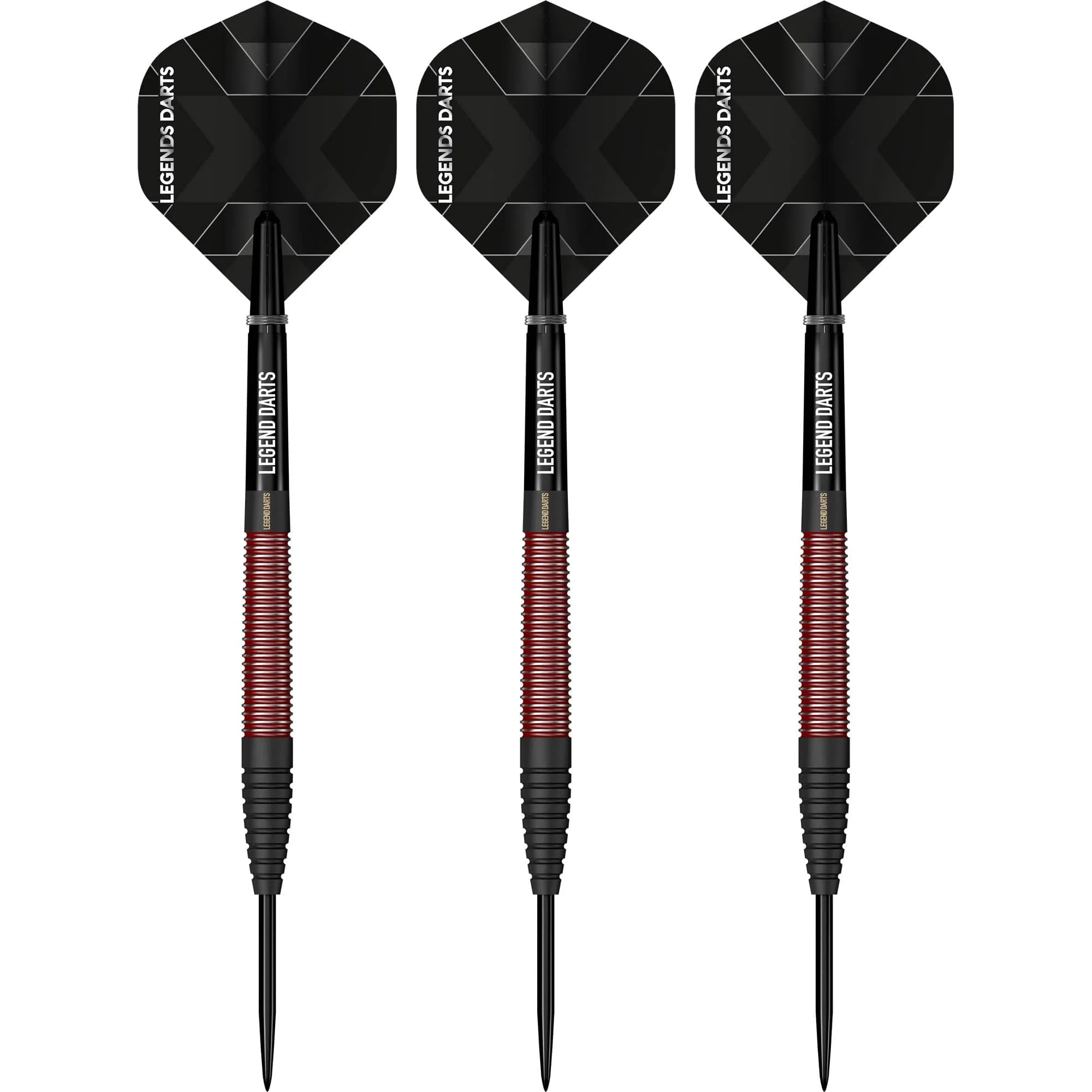 Legend Darts - Steel Tip - Evolution Plus Series - BC01 - Black & Red - Torpedo - Image 2