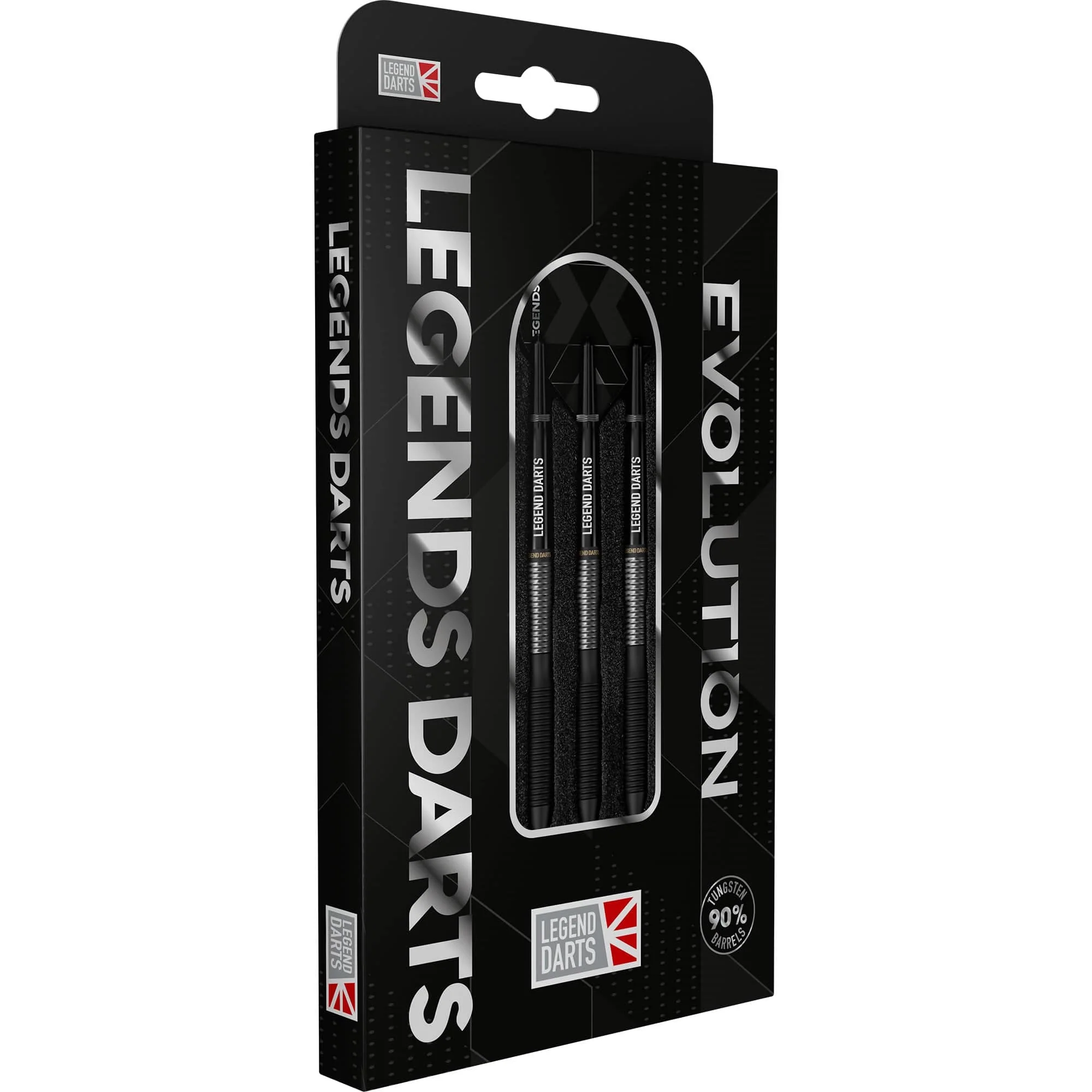 Legend Darts - Steel Tip - Revolution Series - B15 - Black - Torpedo Shark - Image 3