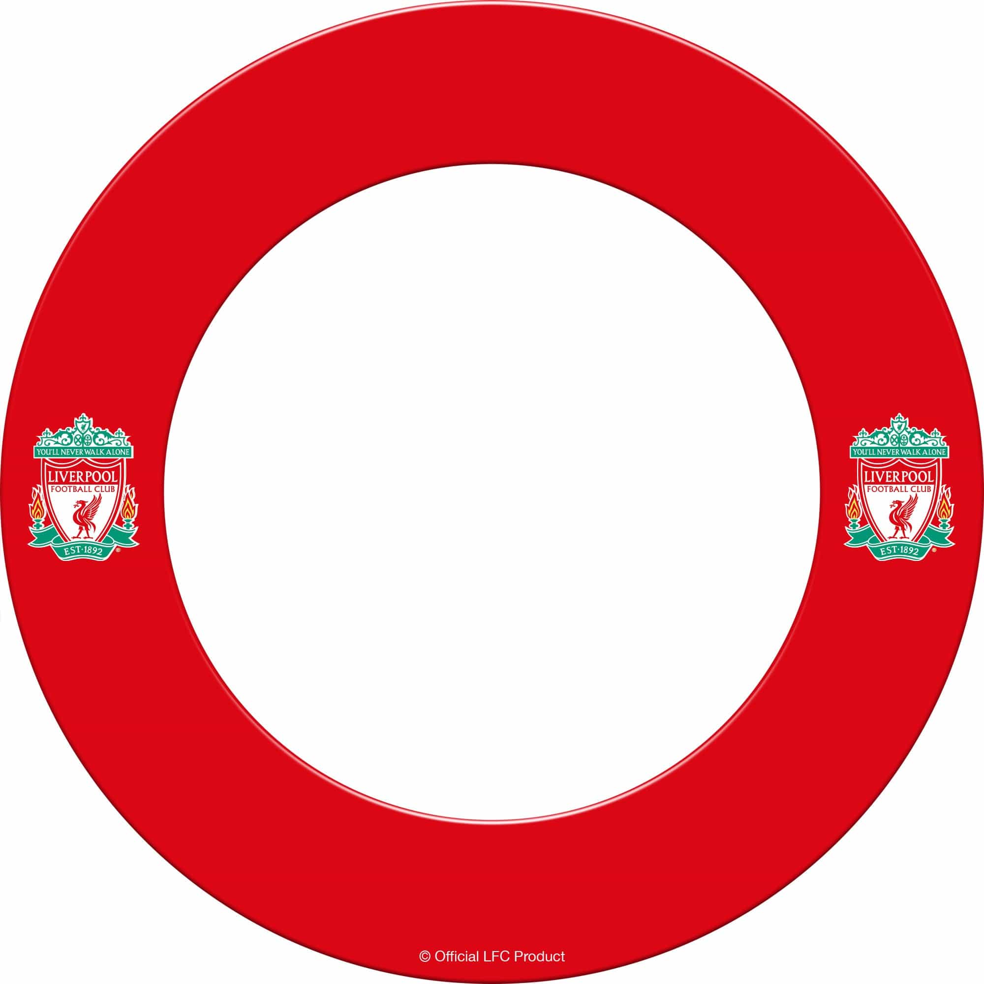 Liverpool FC Dartboard Surround - Official Licensed - LFC - S4 - Red - Crest