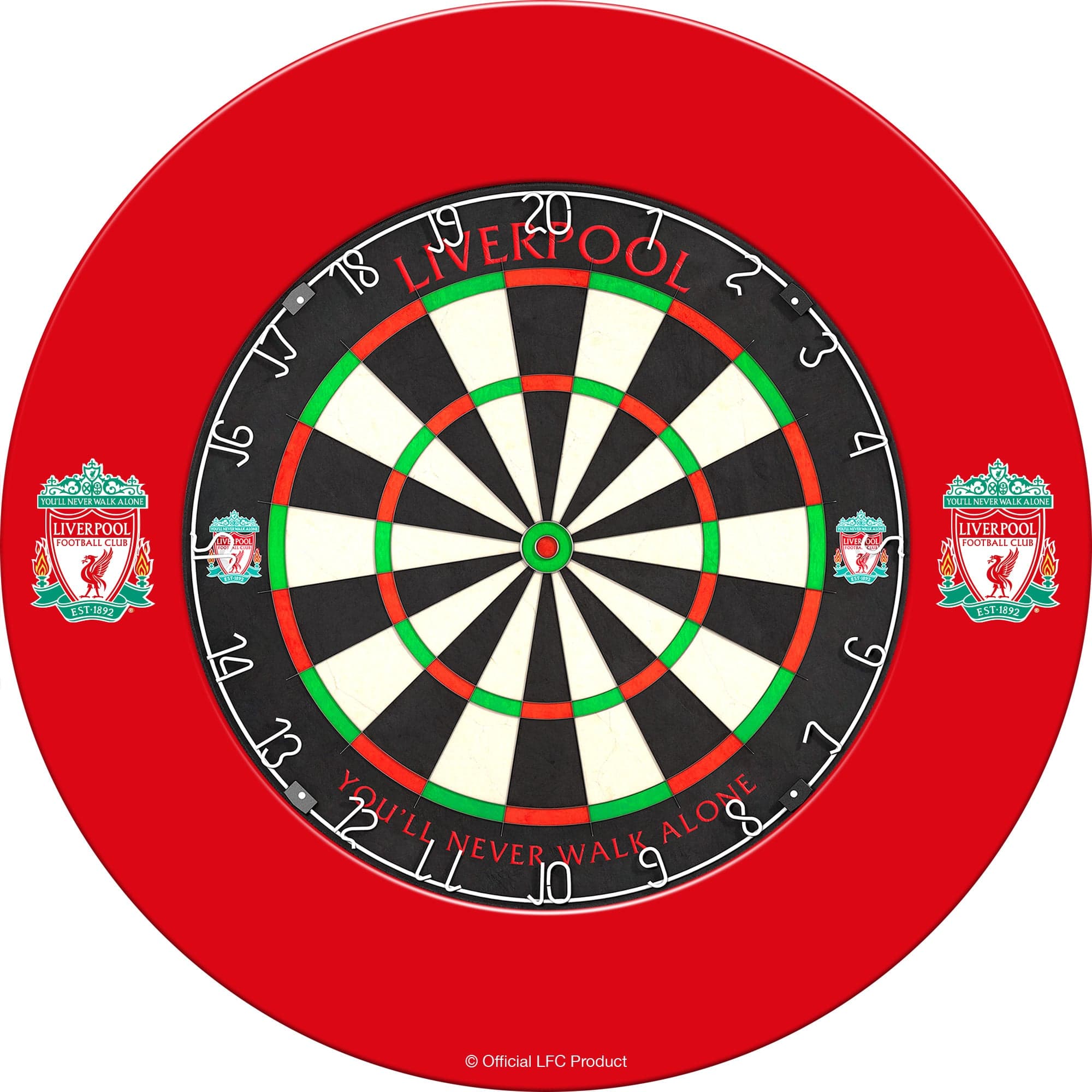 Liverpool FC Dartboard Surround - Official Licensed - LFC - S4 - Red - Crest - Image 3