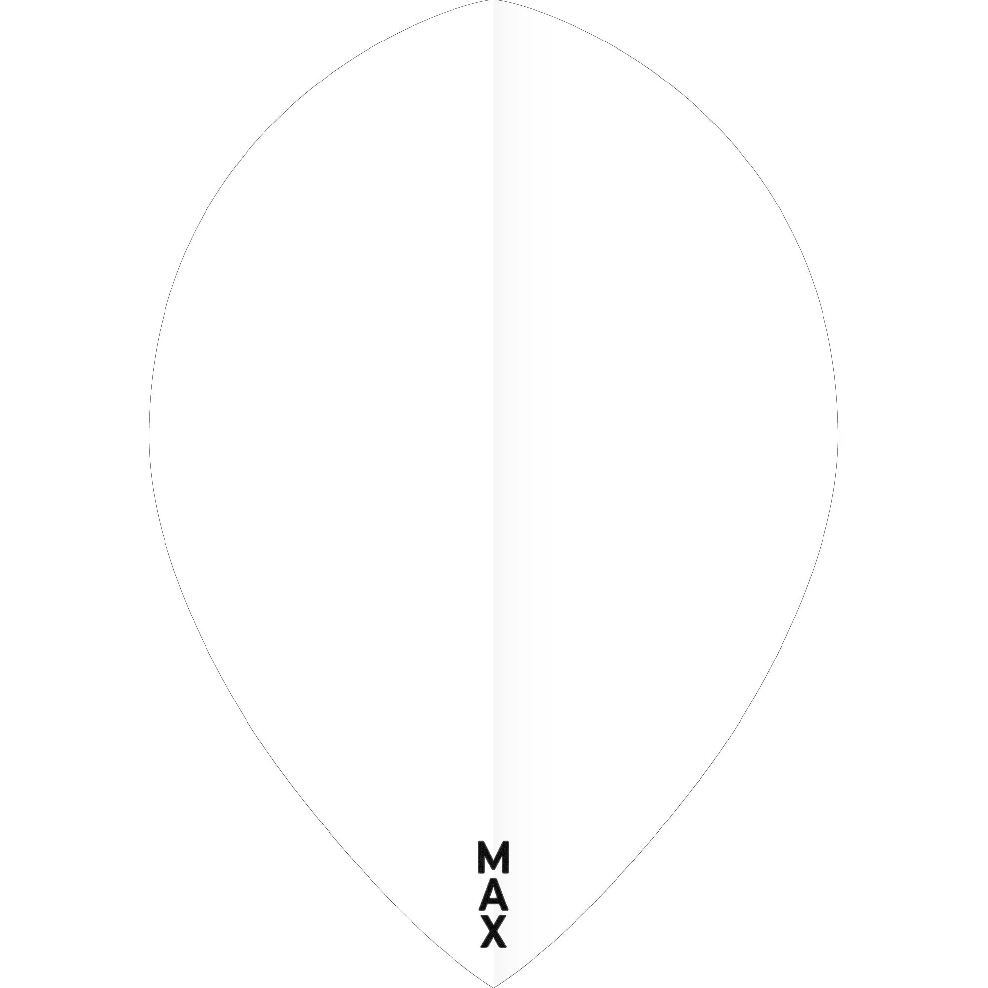 *McCoy Power Max Dart Flights - 150 Micron - Pear - Solid - Image 3