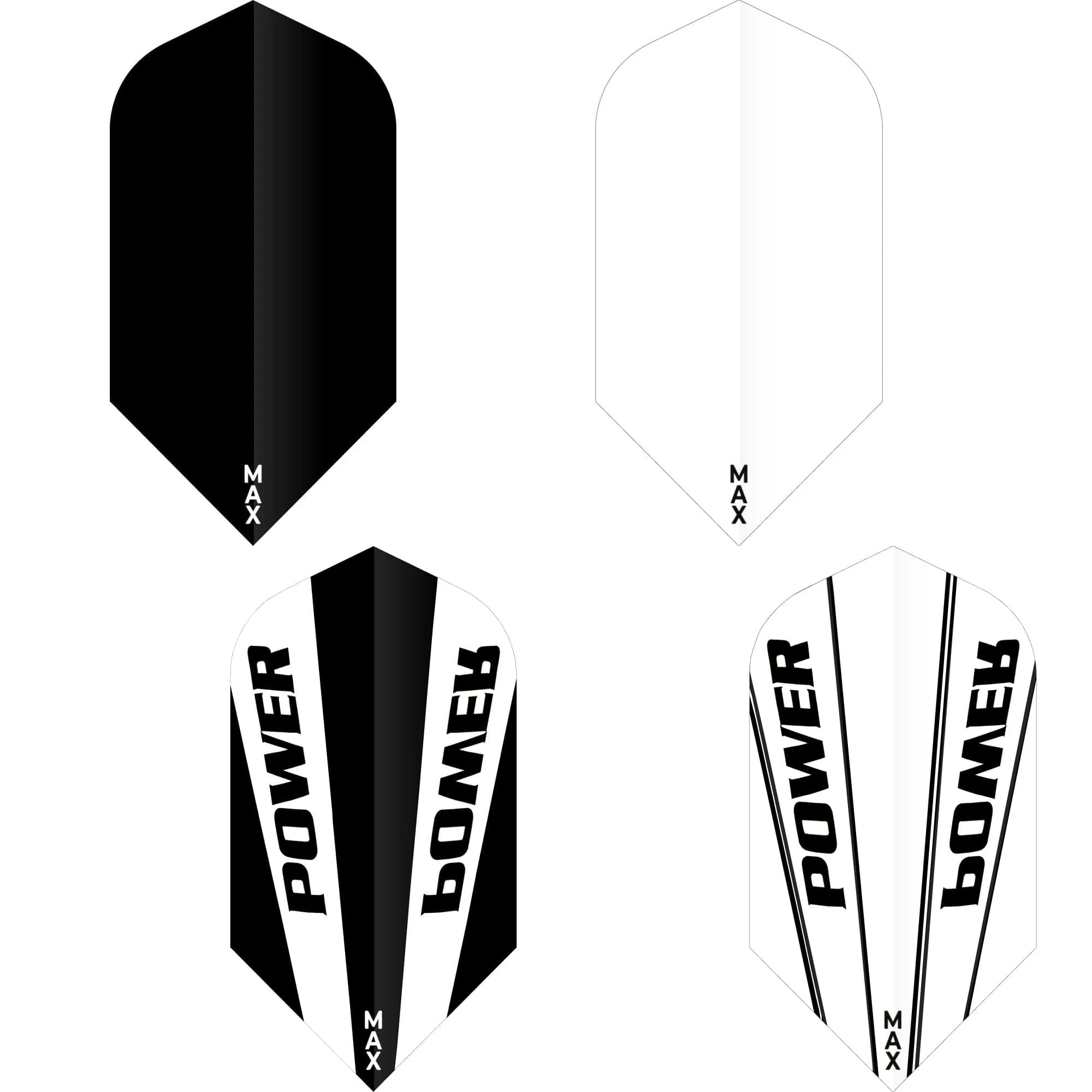 *McCoy Power Max Dart Flights - 150 Micron - Slim - Solid