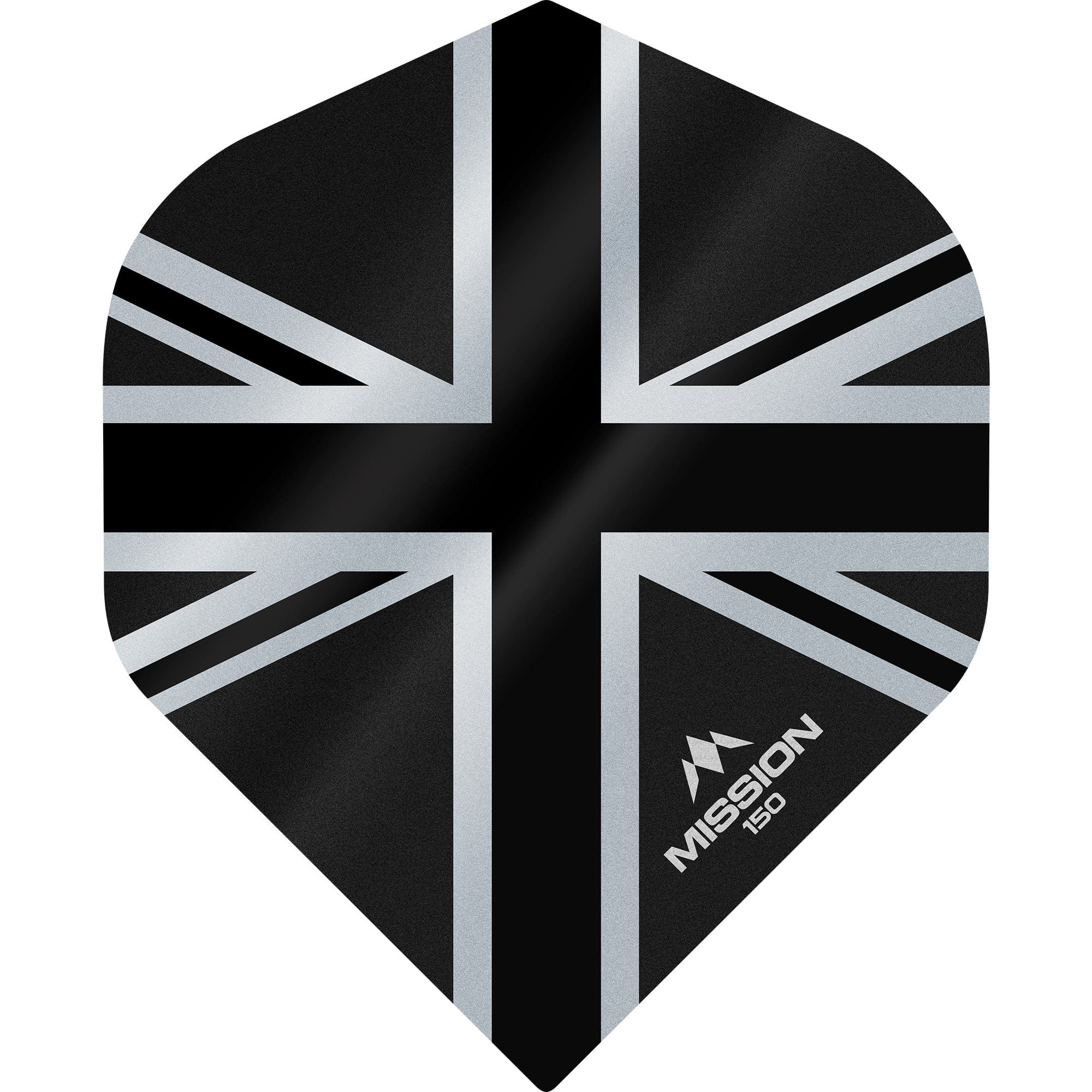 *Mission Alliance Union Jack Dart Flights - 150 - No2 - Black - Image 5