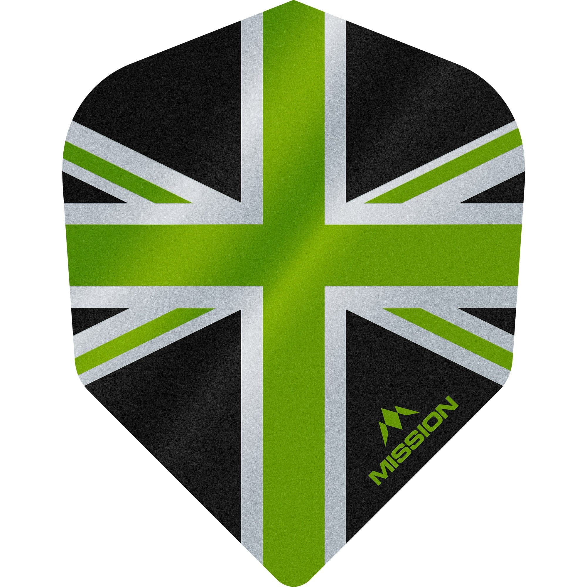 *Mission Alliance Union Jack Dart Flights - No6 - Std - Black - Image 3
