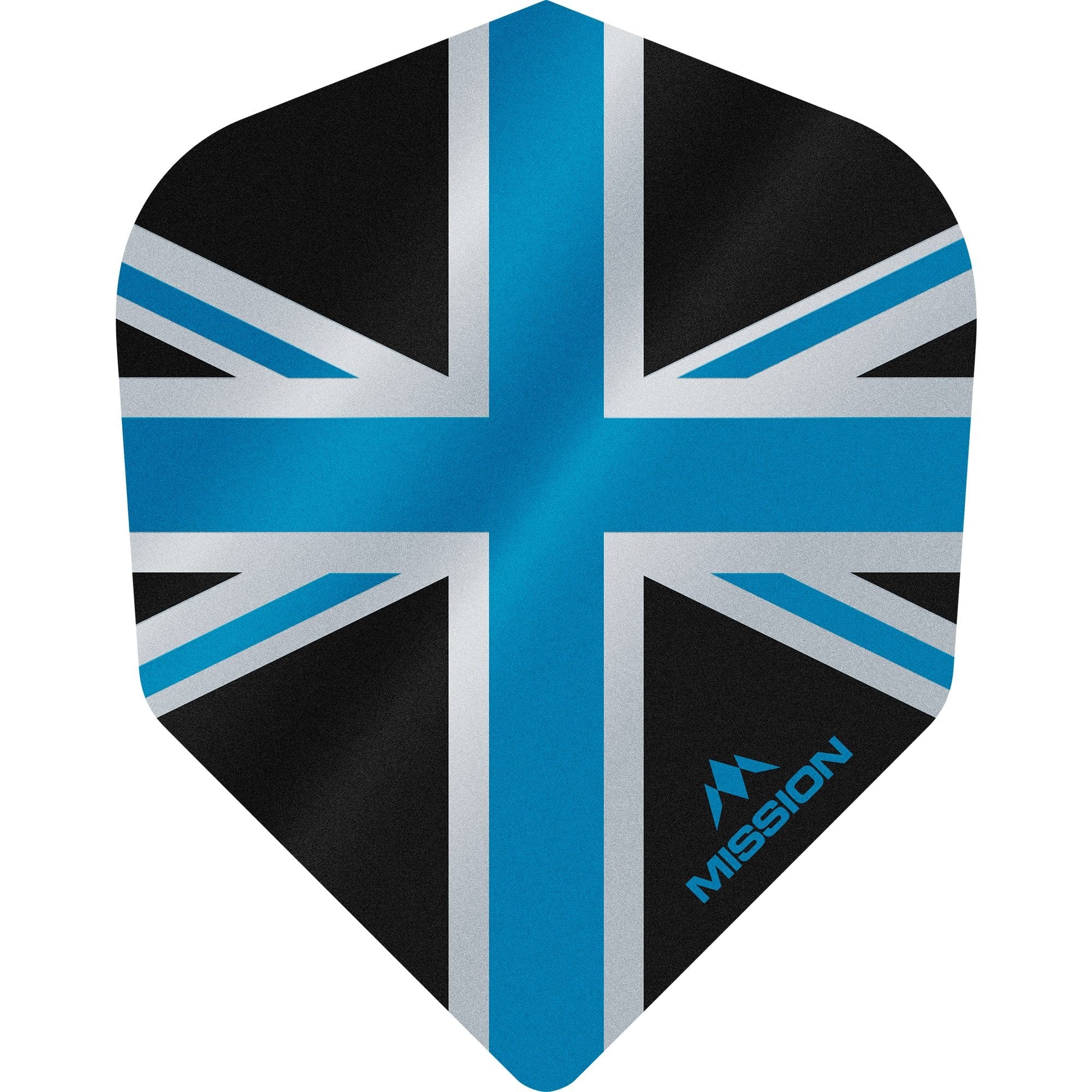 *Mission Alliance Union Jack Dart Flights - No6 - Std - Black - Image 4