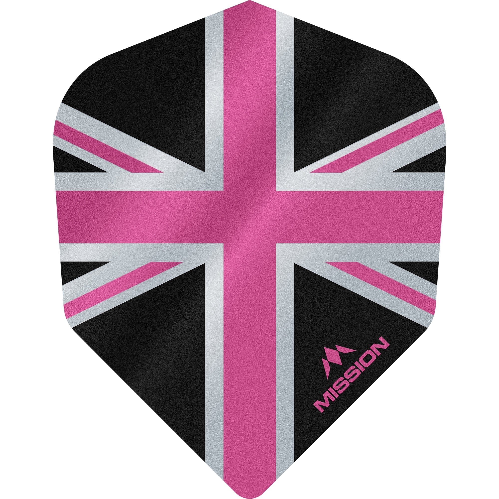 *Mission Alliance Union Jack Dart Flights - No6 - Std - Black - Image 5