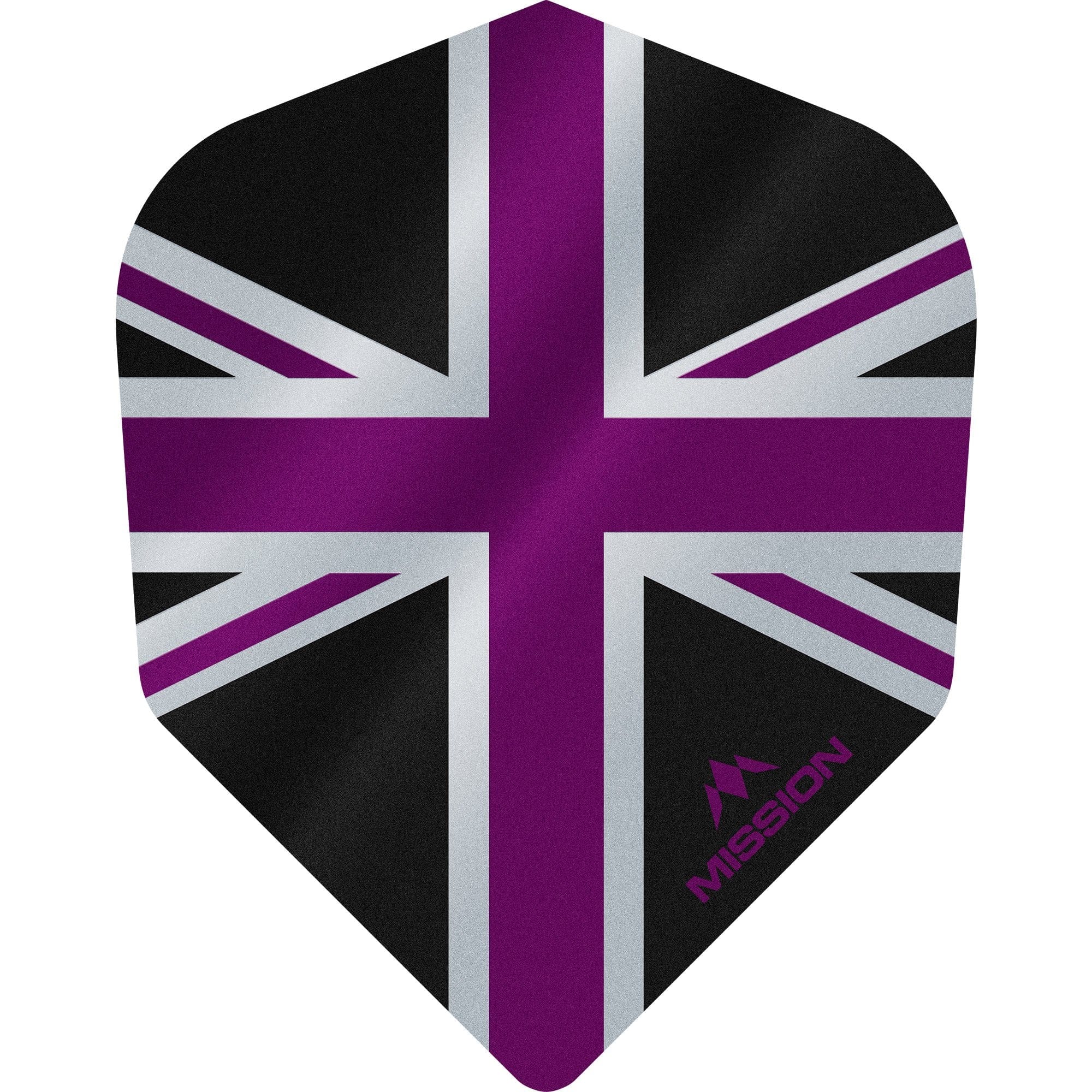 *Mission Alliance Union Jack Dart Flights - No6 - Std - Black - Image 6