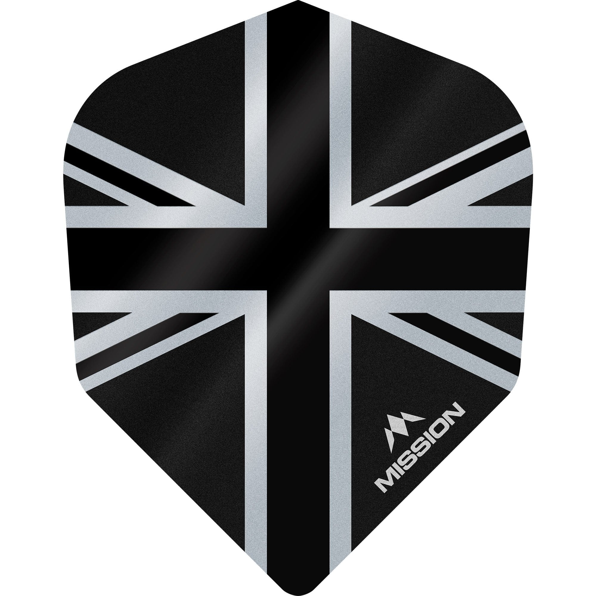 *Mission Alliance Union Jack Dart Flights - No6 - Std - Black - Image 7