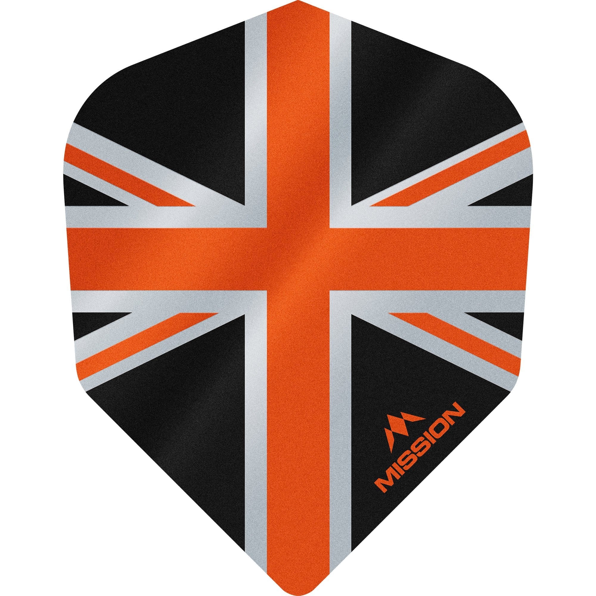 *Mission Alliance Union Jack Dart Flights - No6 - Std - Black - Image 8