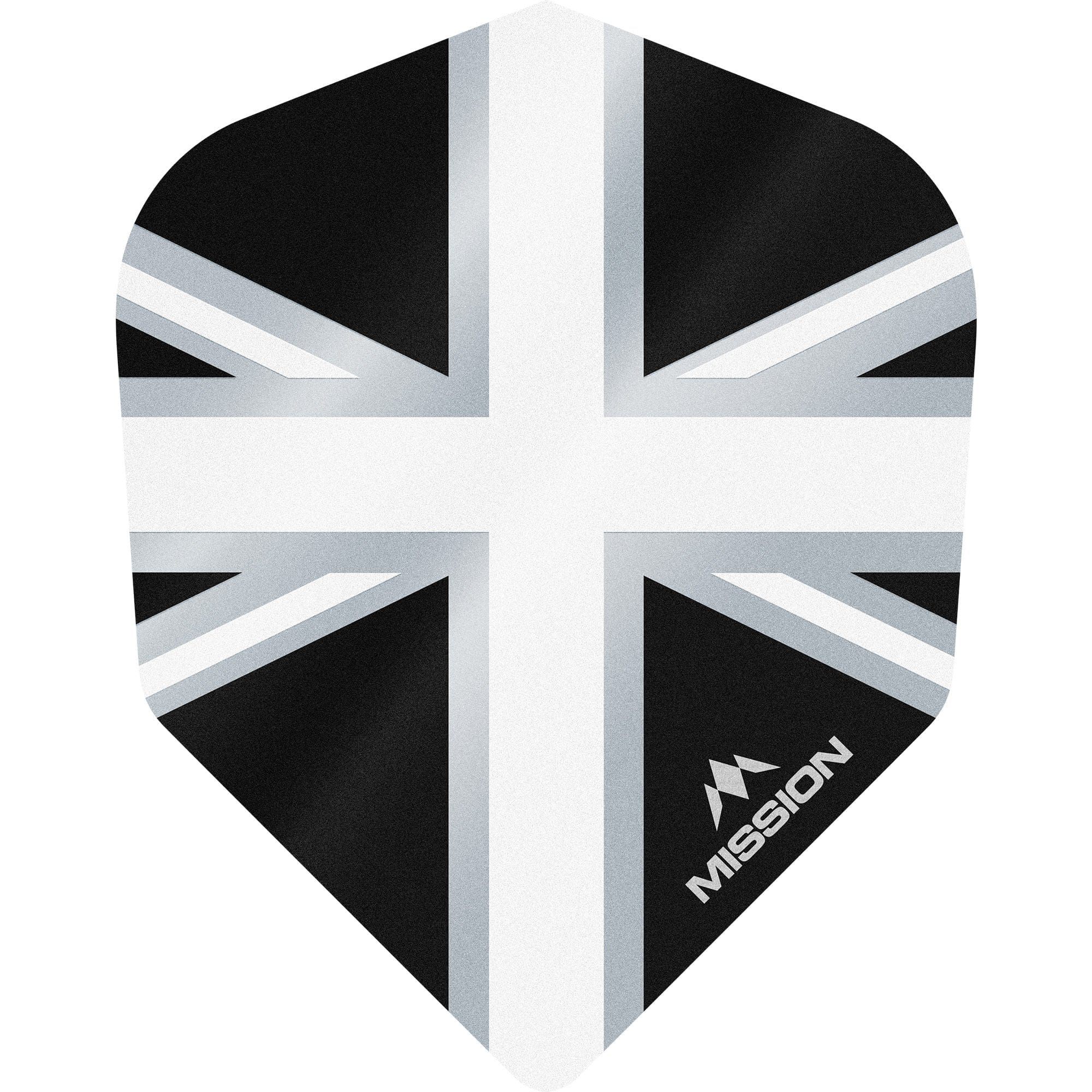 *Mission Alliance Union Jack Dart Flights - No6 - Std - Black - Image 9