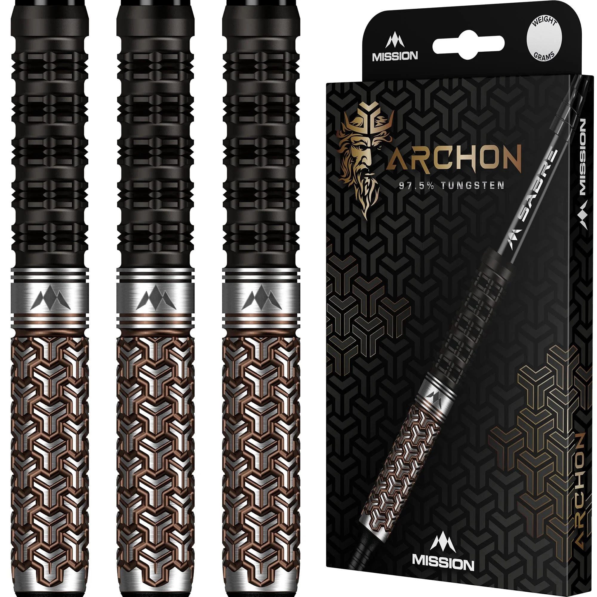 Mission Archon Darts - Soft Tip - 97.5% - Black & Bronze PVD - Image 4