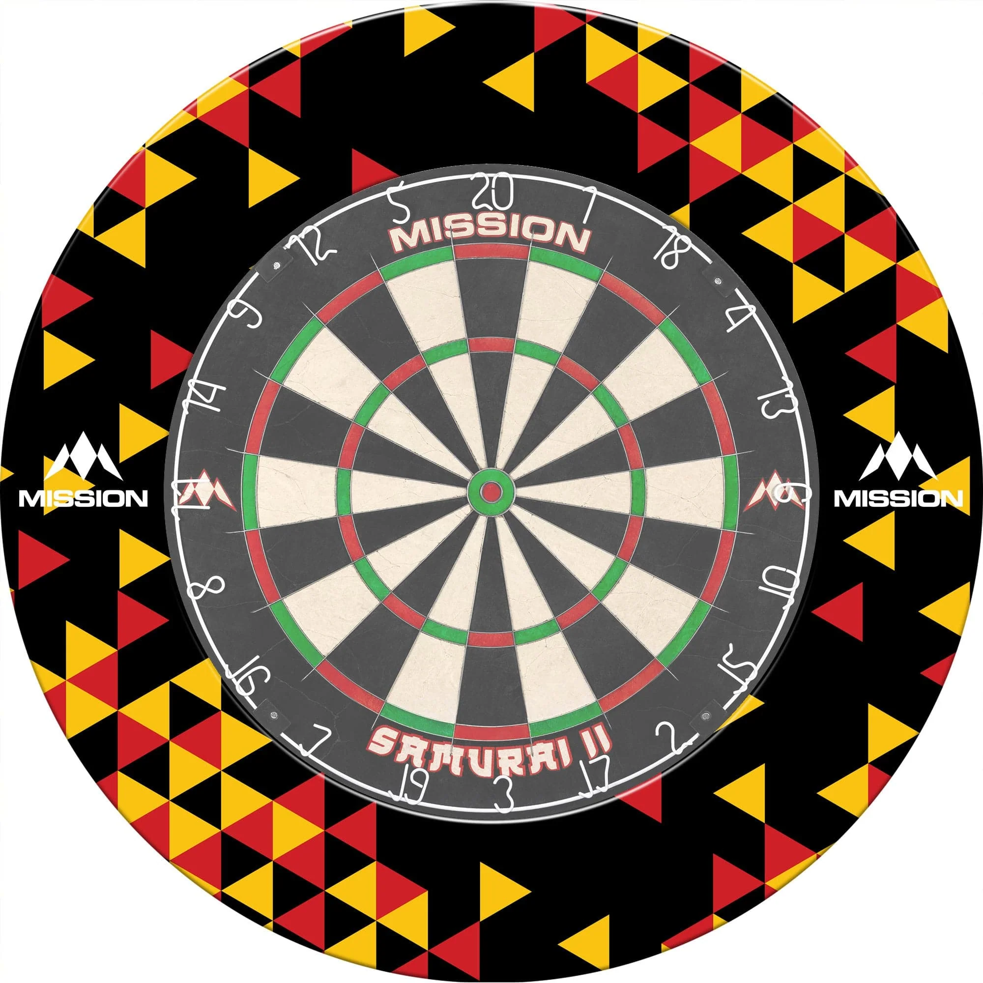 Mission Dartboard Surround - Deutschland Design - Black - Art Deco - Image 3