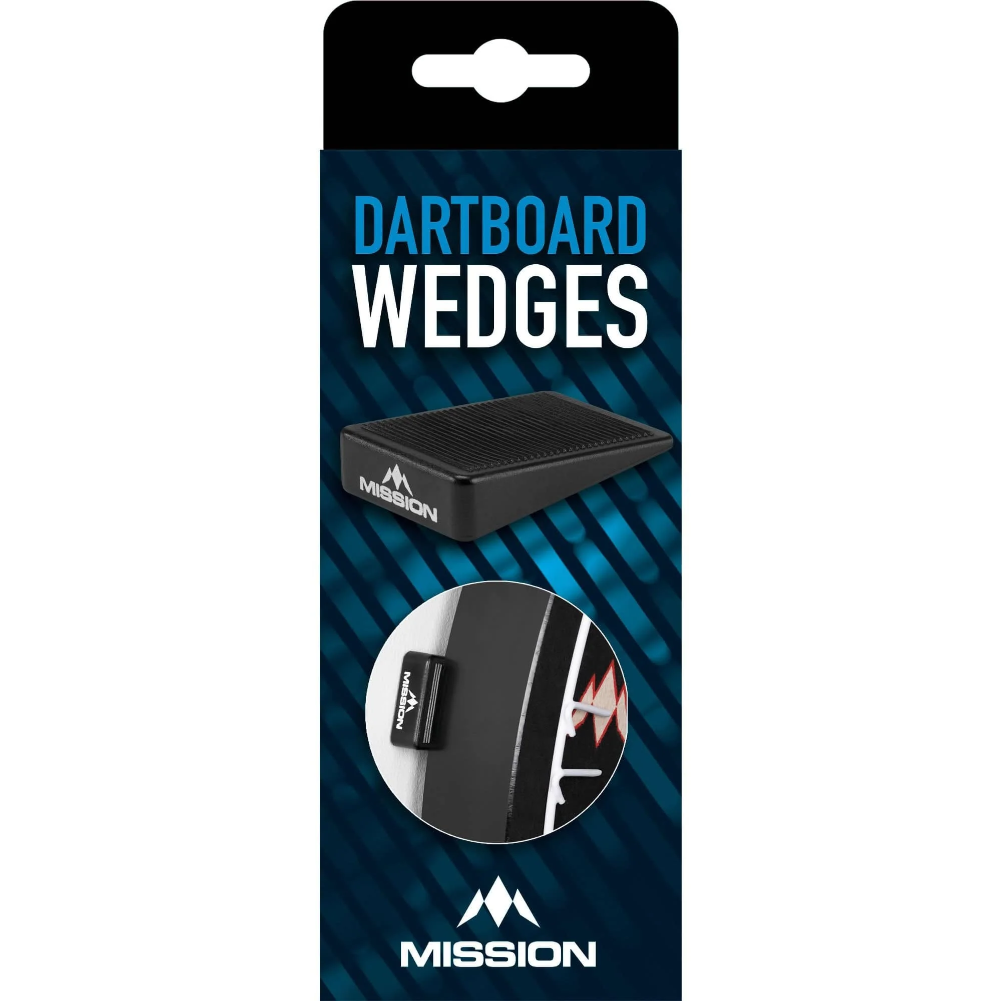 Mission Dartboard Wedges - Board Packer - Pack 8 - Black - Image 5