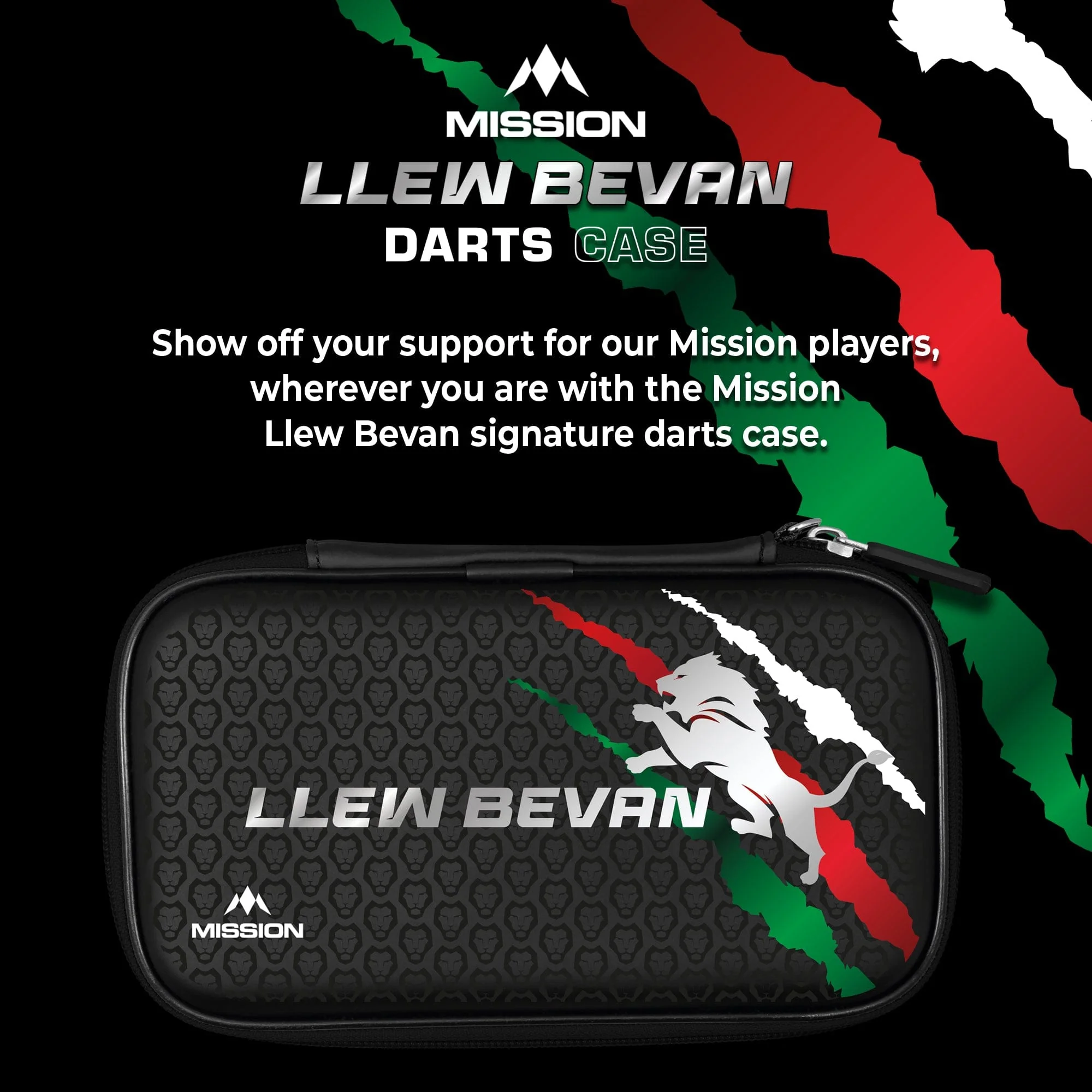 Mission Darts Players- EVA Dart Case - Llew Bevan - Image 2