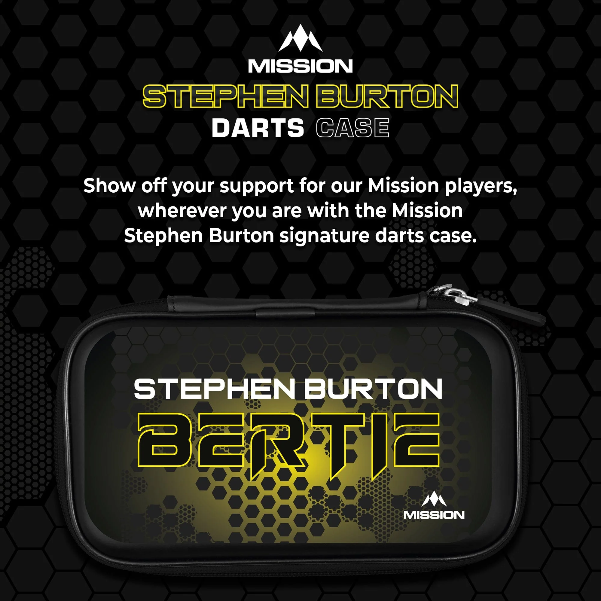Mission Darts Players- EVA Dart Case - Stephen Burton - Image 2