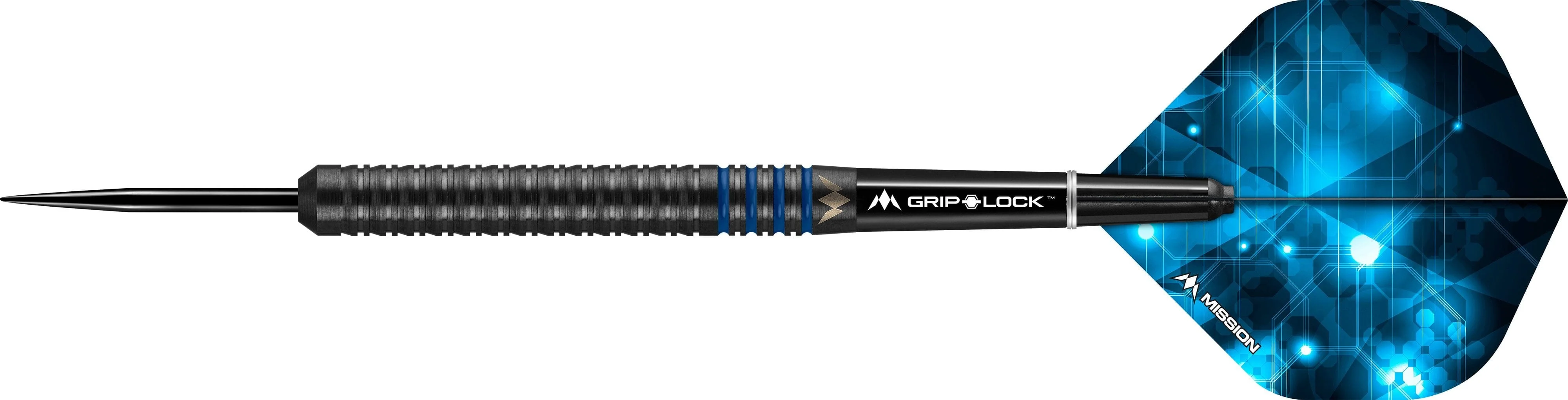 *Mission Deep Impact Darts - Steel Tip - Black - M1 - Blue - Image 2