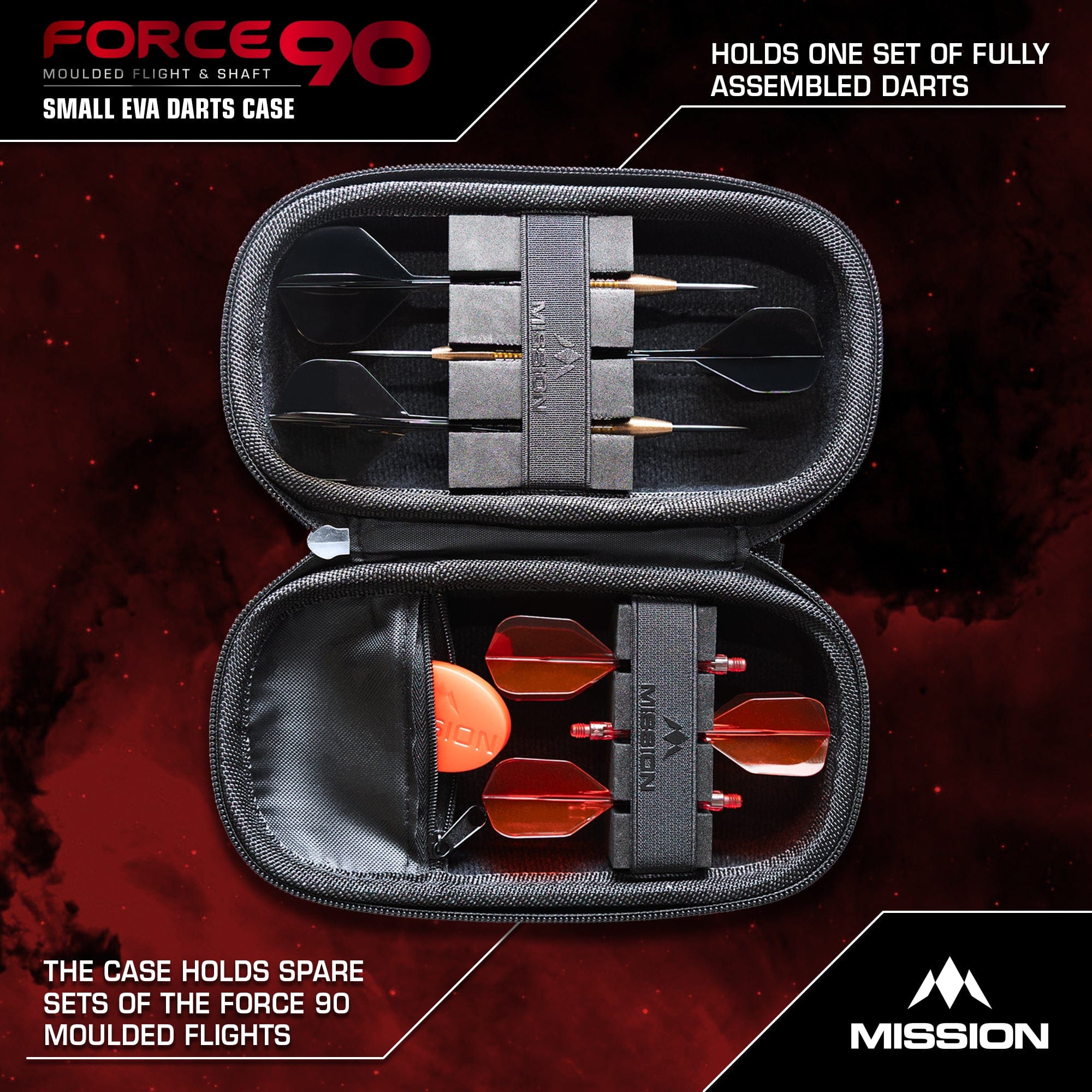 Mission Force 90 Dart Case - EVA Moulded Wallet - Slim - Image 4