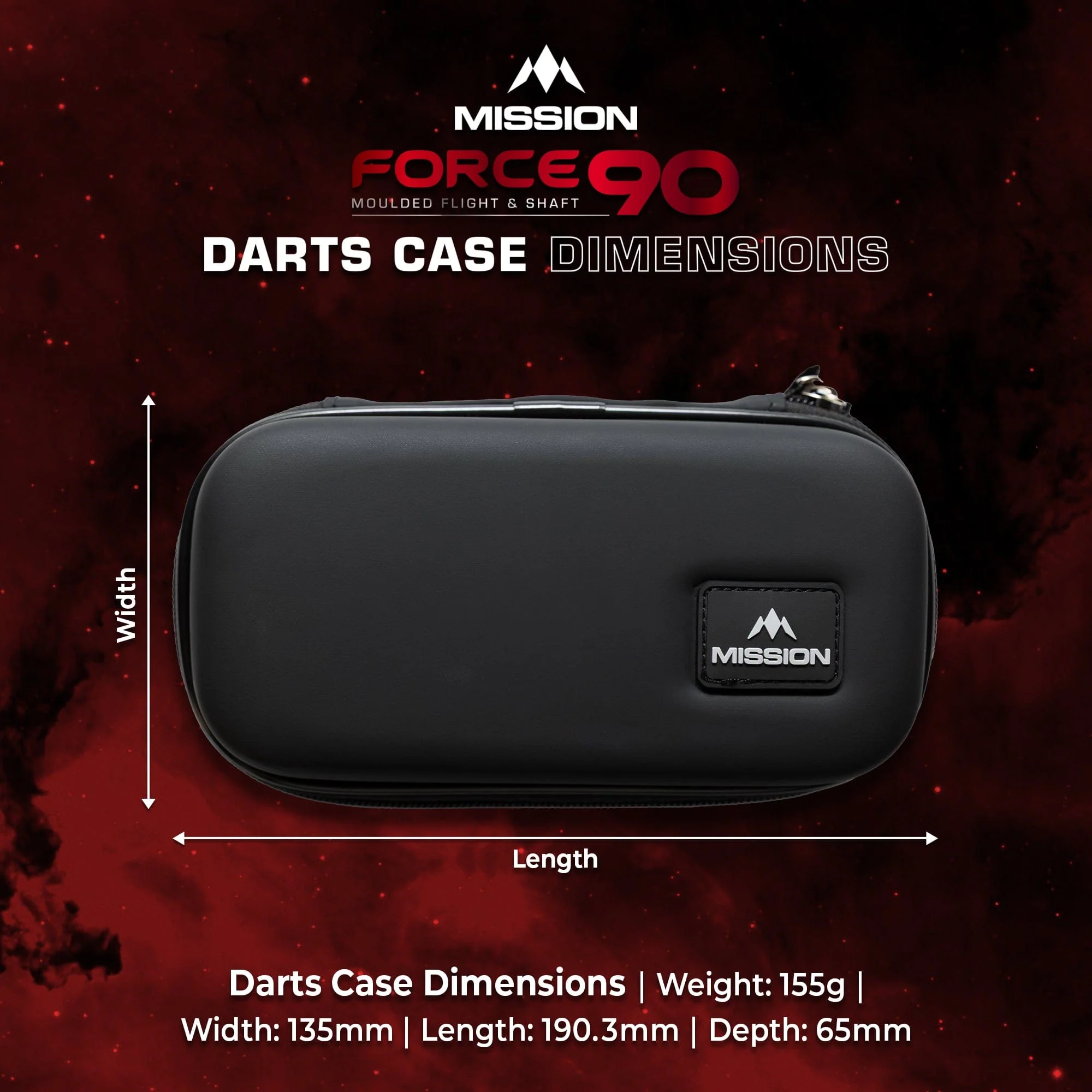 Mission Force 90 Dart Case - EVA Moulded Wallet - Slim - Image 5