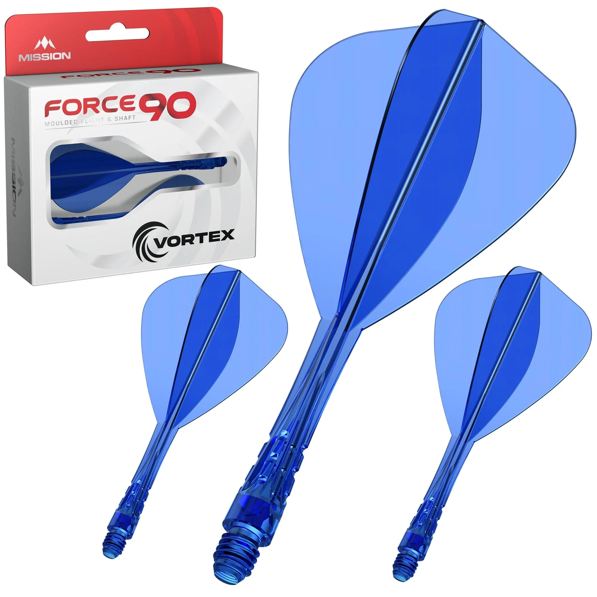 Mission Force 90 Vortex - Moulded Flight & Shaft - Kite - Image 2