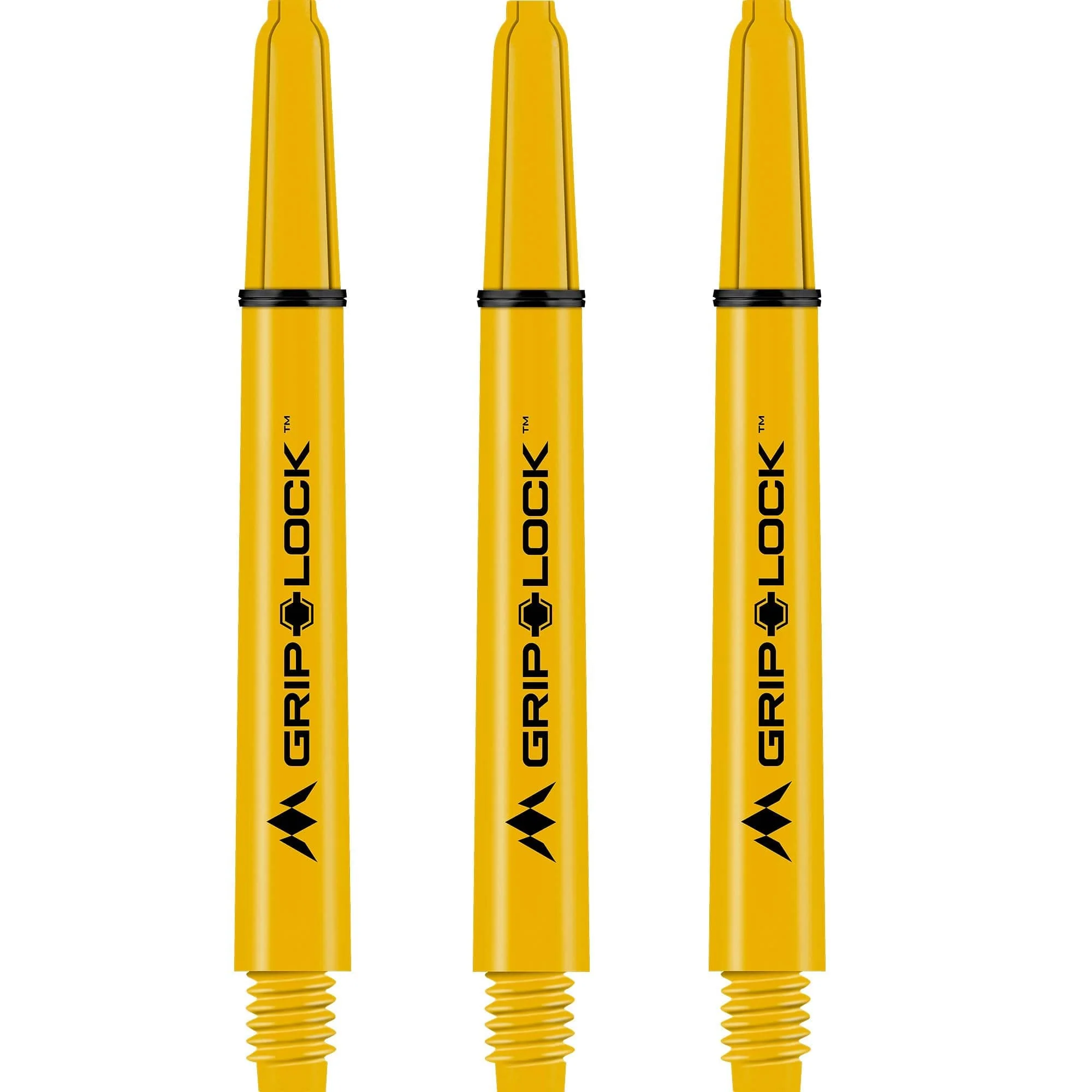 Mission GripLock Shafts - Dart Stems - Yellow - Image 2
