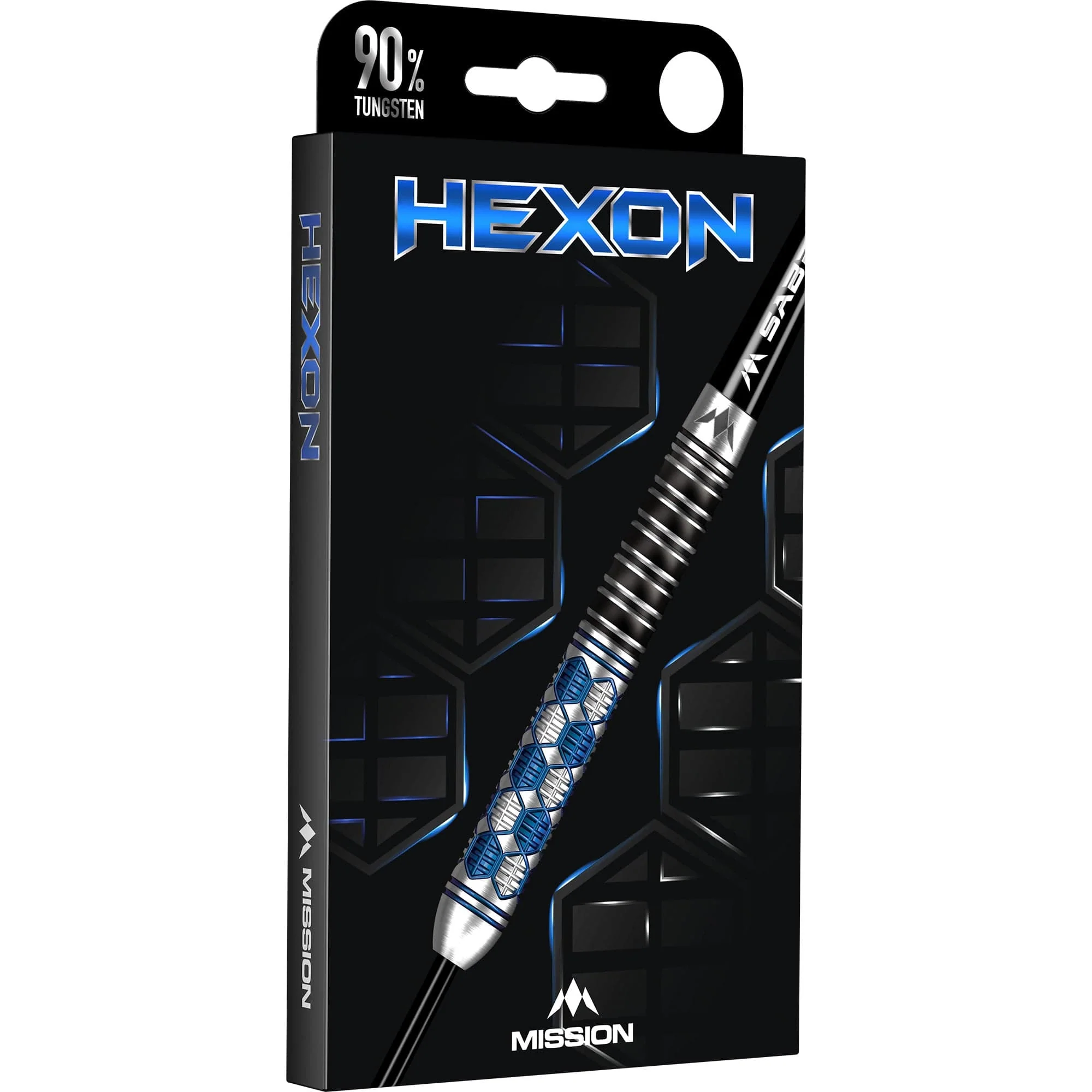 Mission Hexon Darts - Steel Tip - 90% - Blue PVD - Image 4