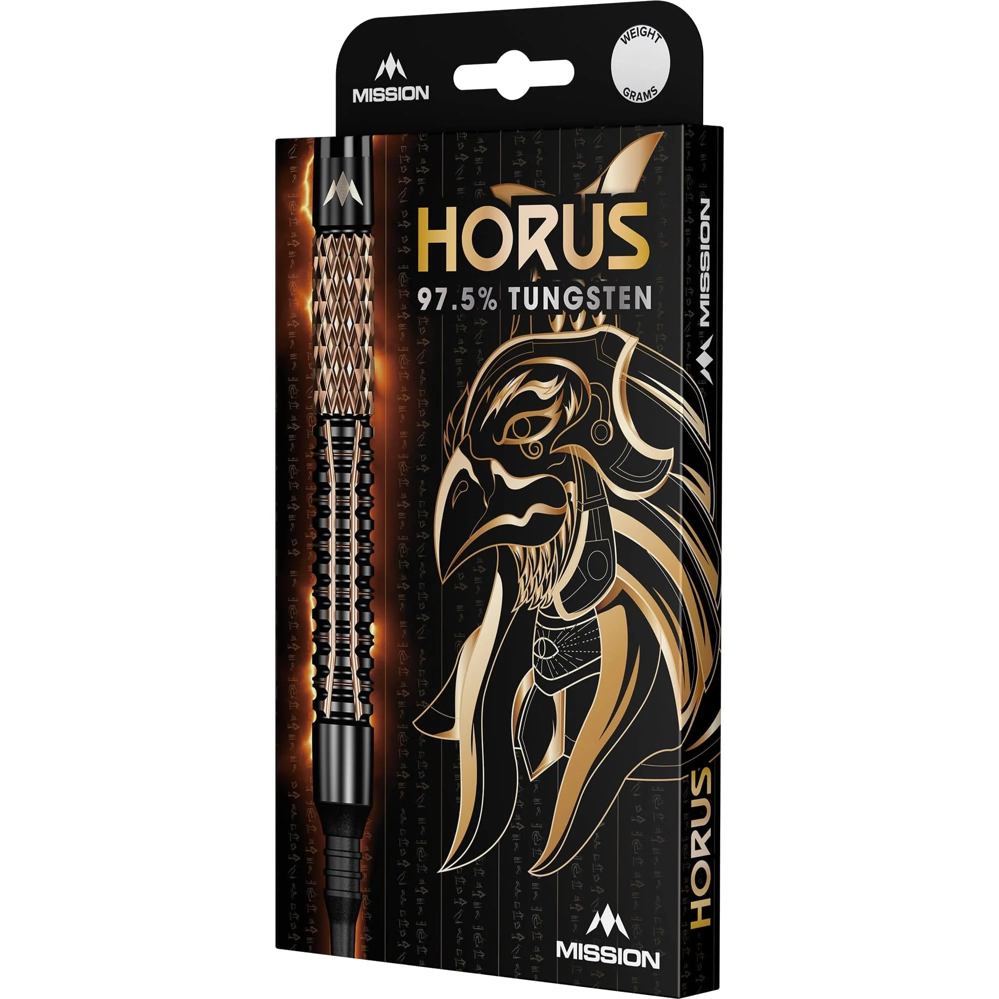 Mission Horus Darts - Soft Tip - 97.5% Tungsten - Black & Bronze Electro - Image 3