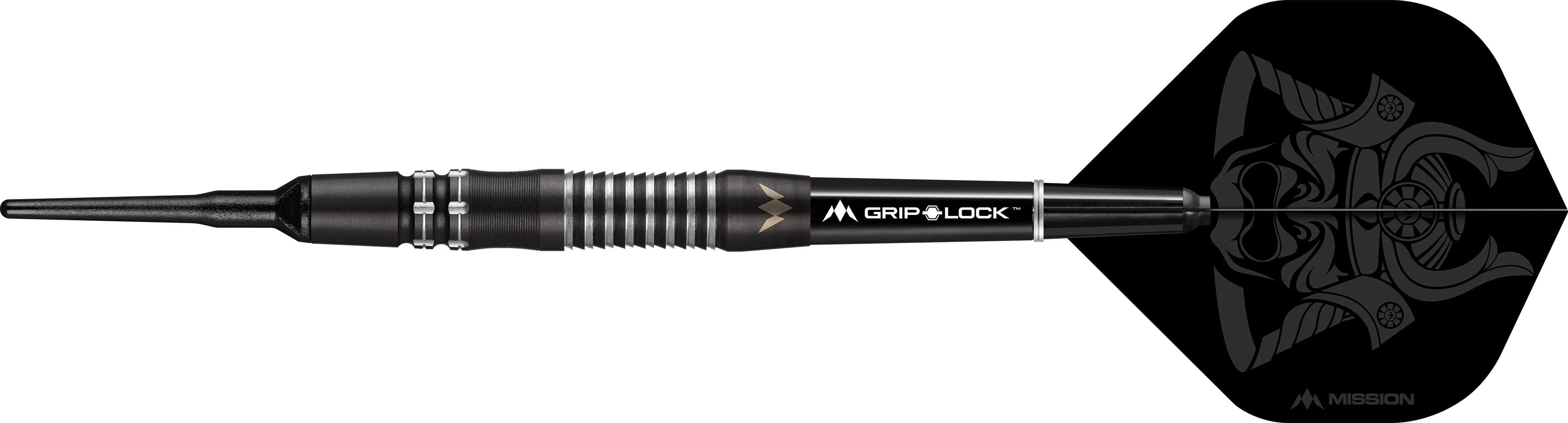Mission Kuro Darts - Soft Tip - Black - M2 - Razor Scallop - Image 2
