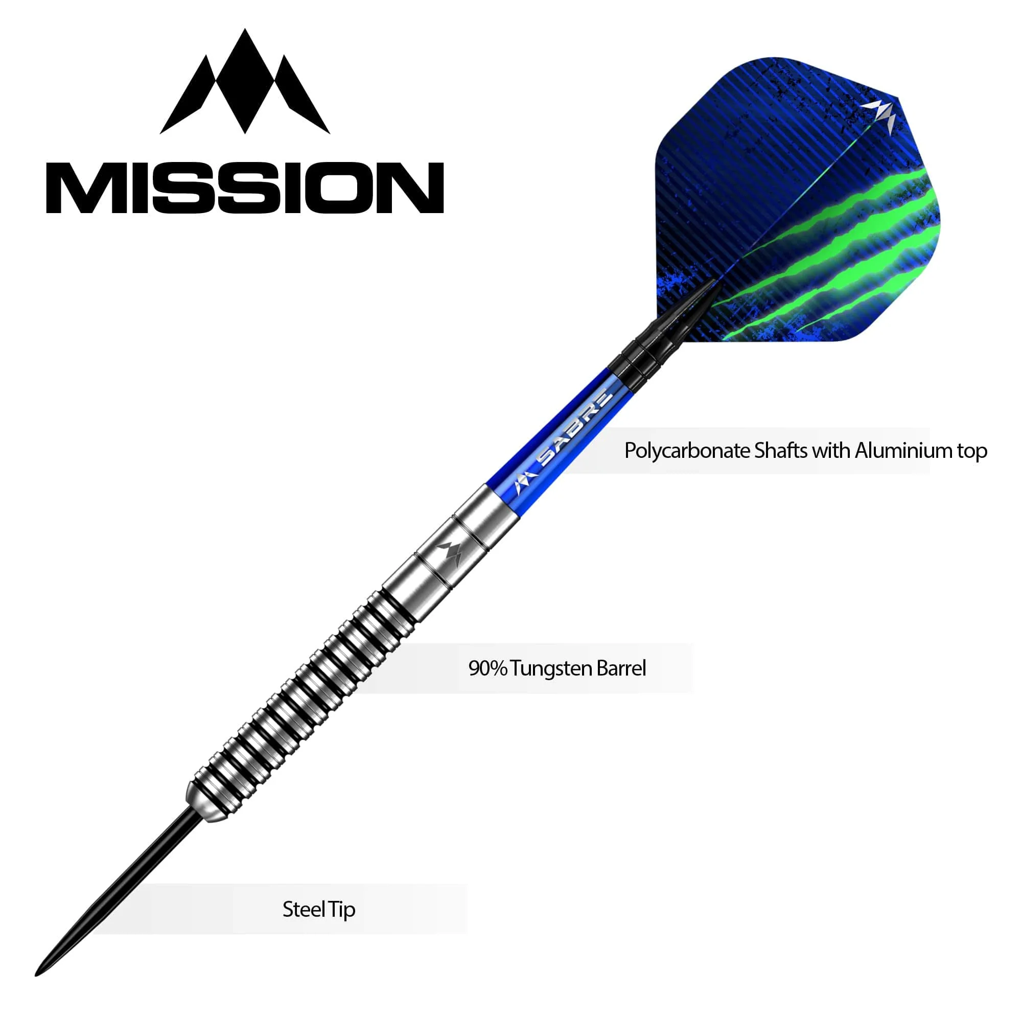 Mission Lee Evans Darts - Steel Tip - Electro Black - Image 5