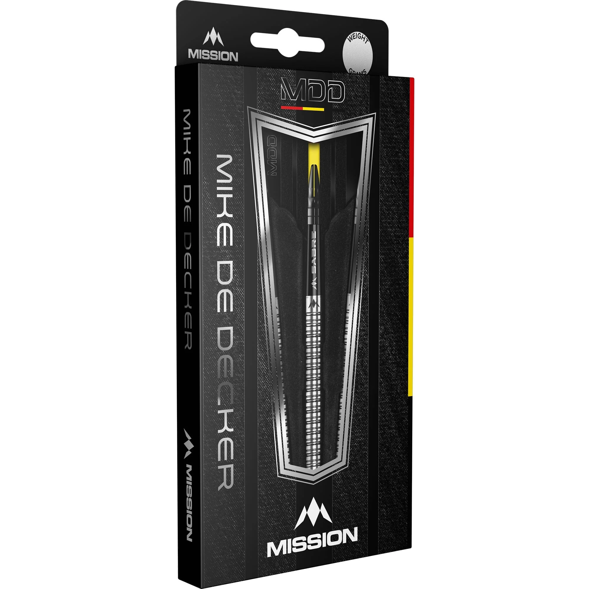 Mission Mike De Decker Darts - Soft Tip - 95% Tungsten - Silver - 20g - Image 3