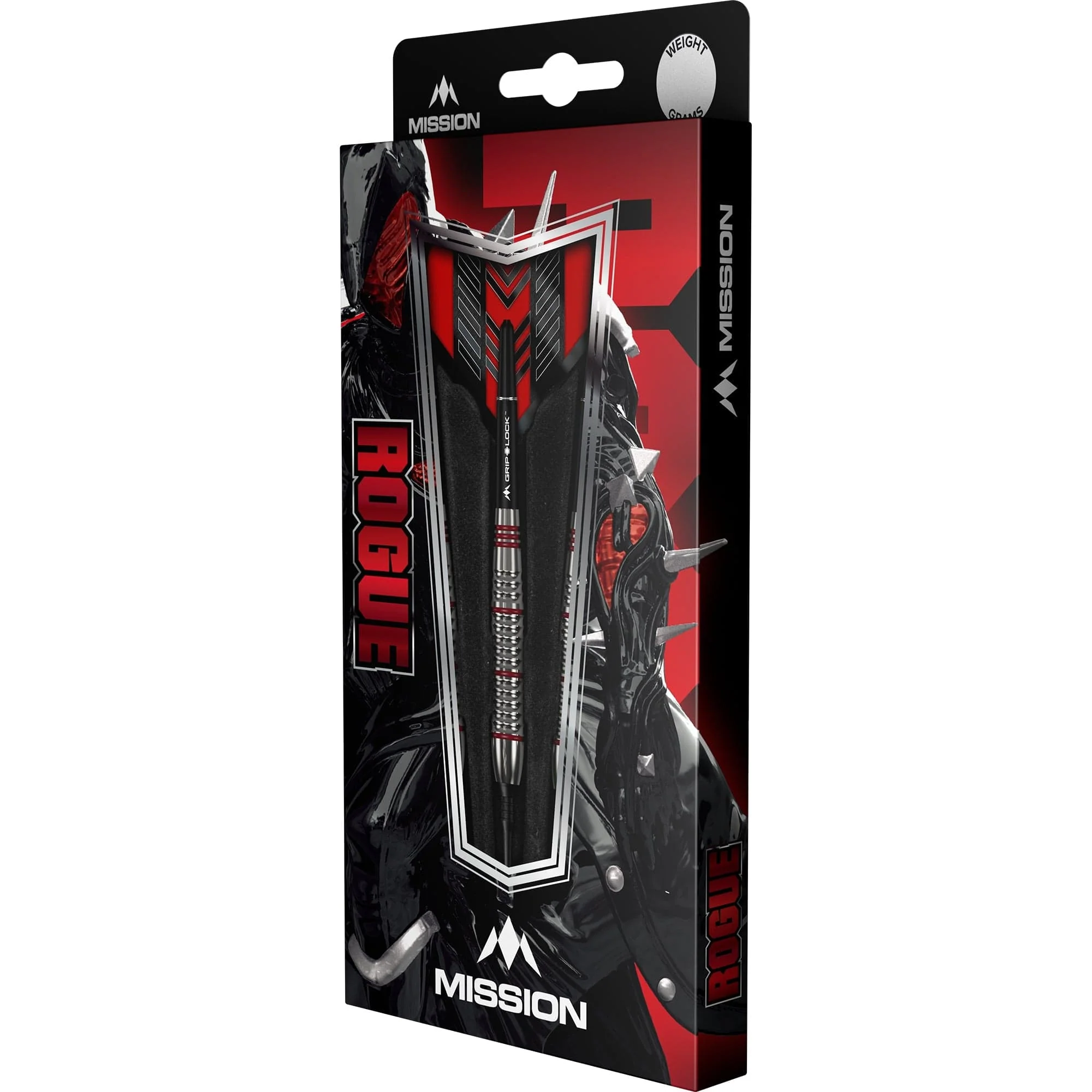 Mission Rogue Darts - Soft Tip - Brass - Silver & Red Coated - Image 3