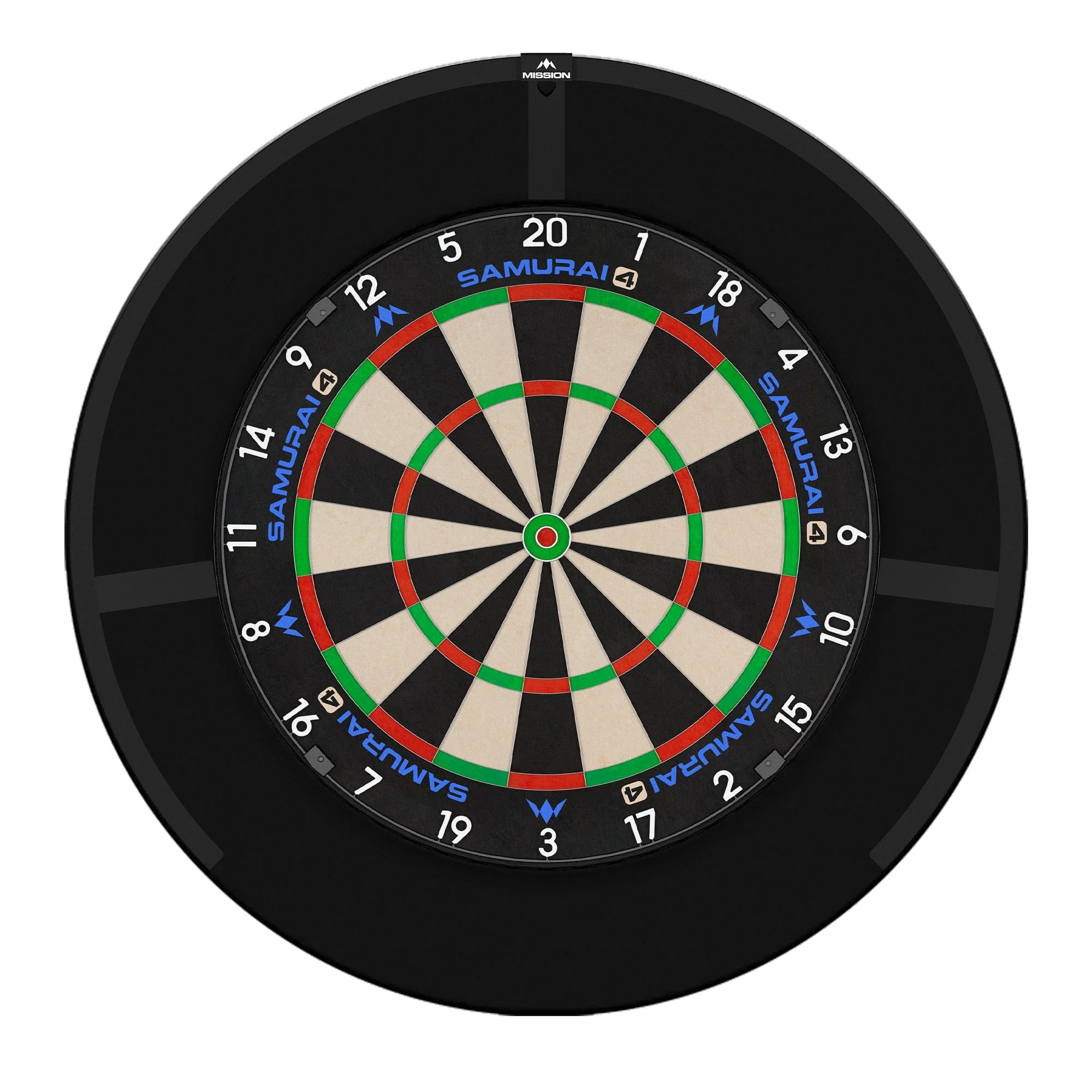Mission Samurai 4 Dartboard Set - Dart Board, Surround & Torus 270 Light - Image 3