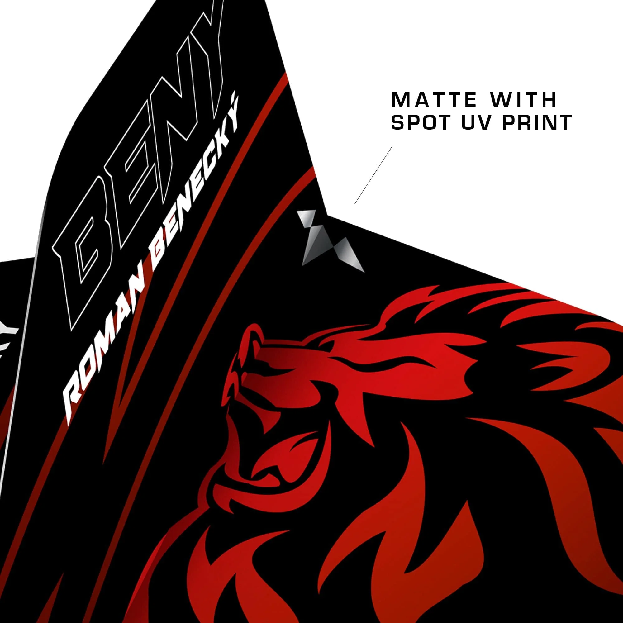 *Mission Solo Dart Flights - 100 Micron - No2 - Std - Roman Benecky - Image 4