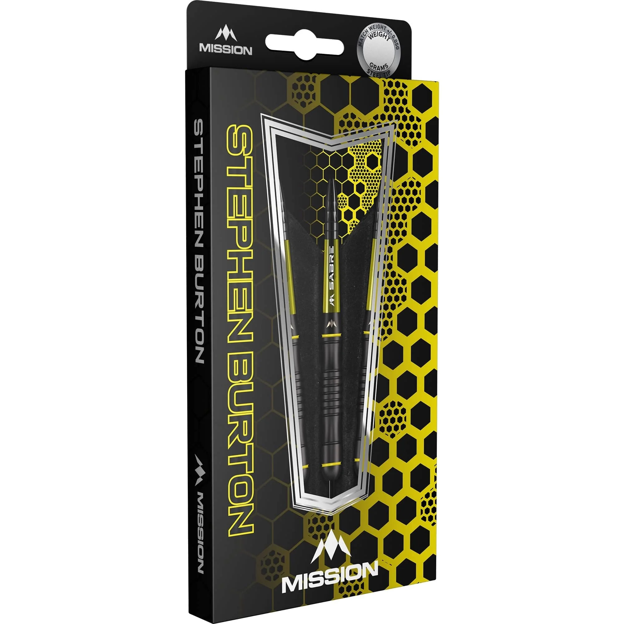 Mission Stephen Burton Darts - Steel Tip - 90% - Black Titanium - Bertie - Image 6