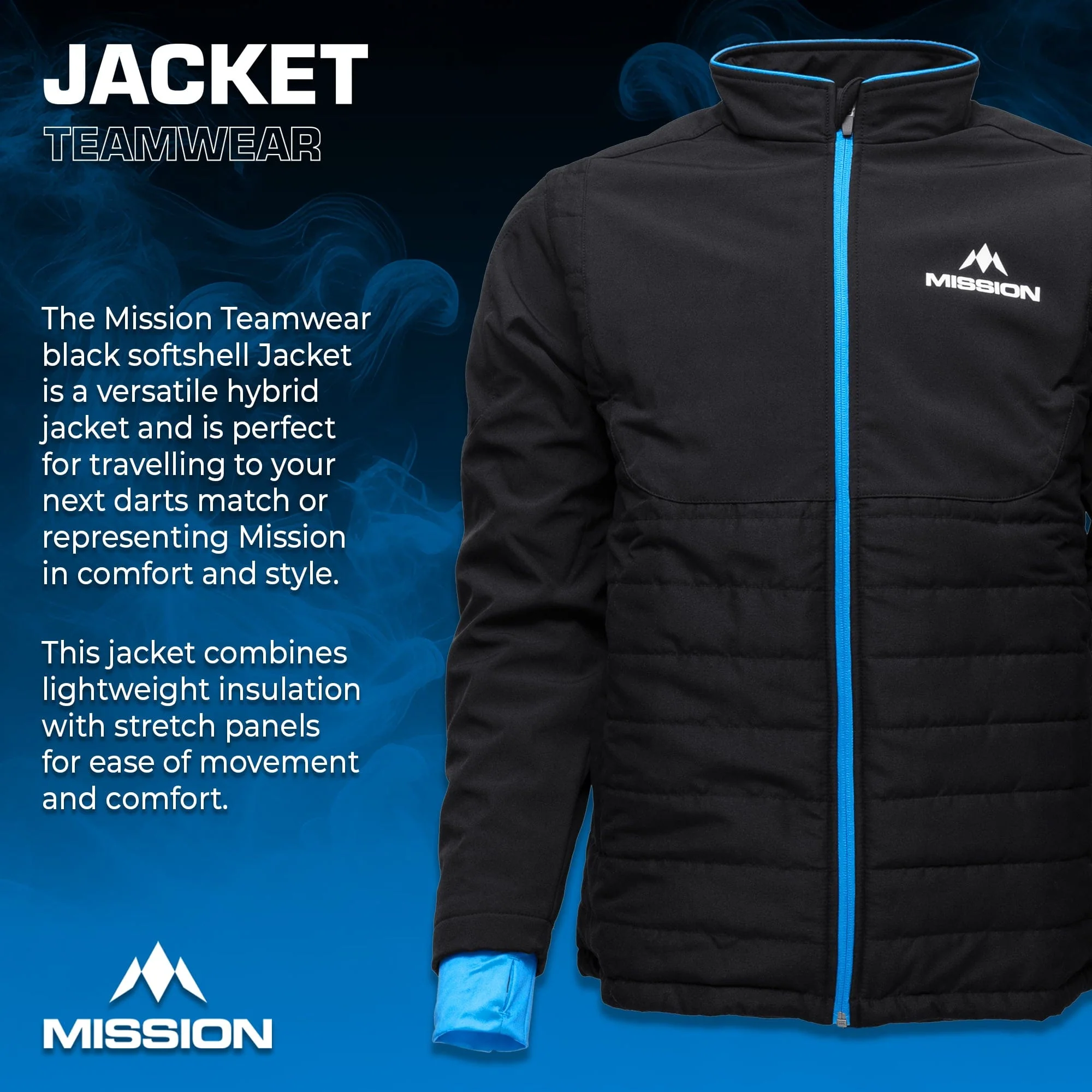 Mission Teamwear - Softshell Jacket - Black - Adult - Image 3