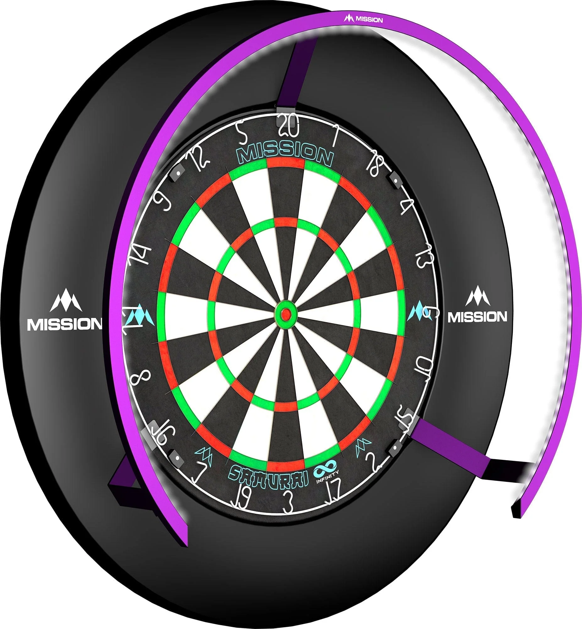 Mission Torus 270 Dartboard Lighting - Bright White Light - Image 39