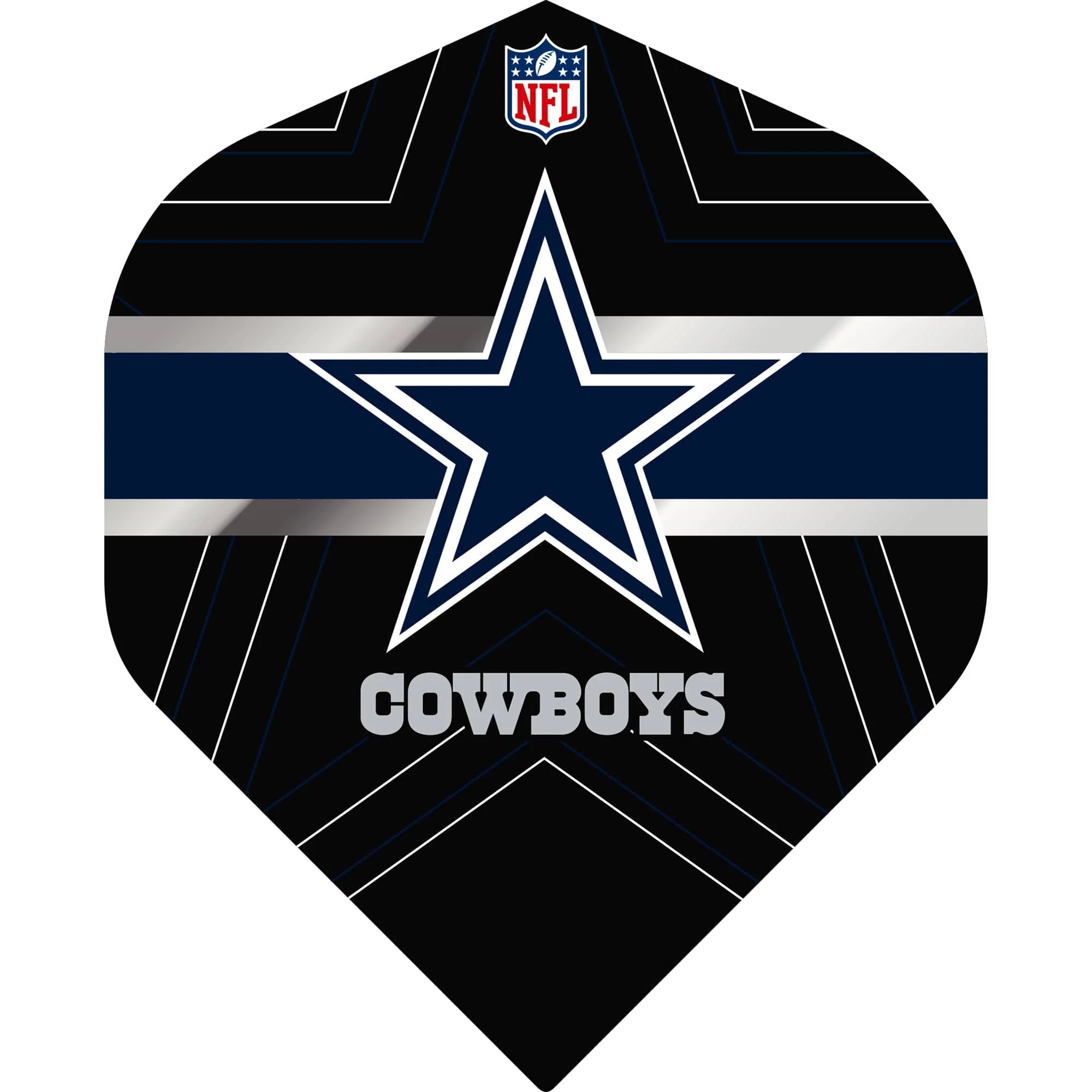 *NFL - Dart Flights - Official Licensed - No2 - Std - Dallas Cowboys