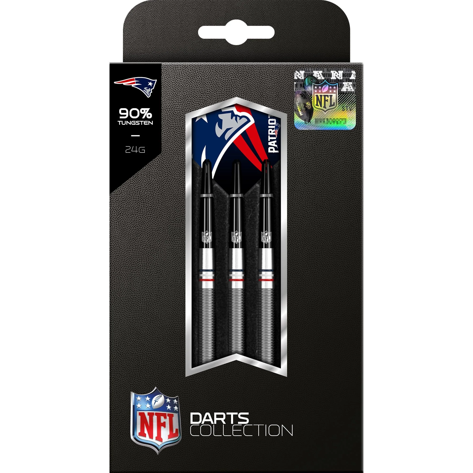 NFL - Steel Tip Tungsten Darts - Official Licensed - New England Patriots - 24g - Image 2