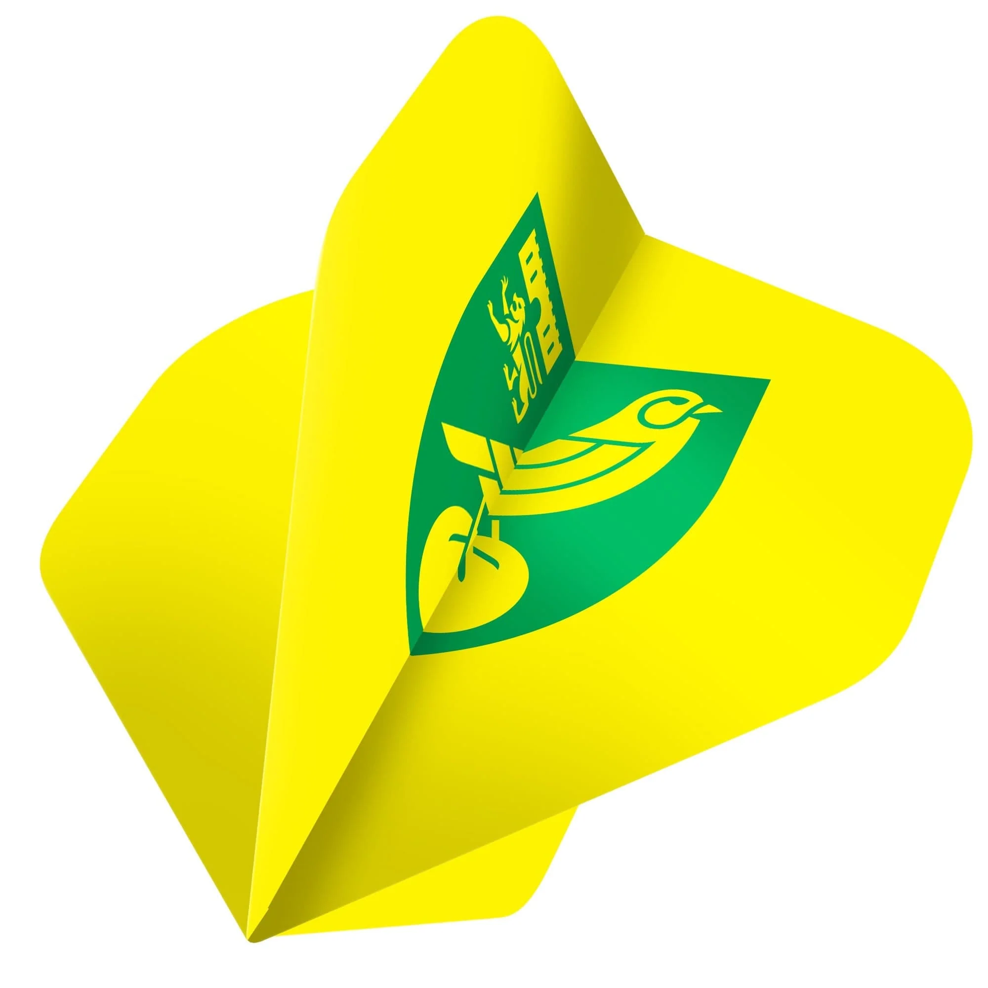 Norwich City FC - Official Licensed - The Canaries - Dart Flights - No2 - Std - F1 - Yellow - Image 2