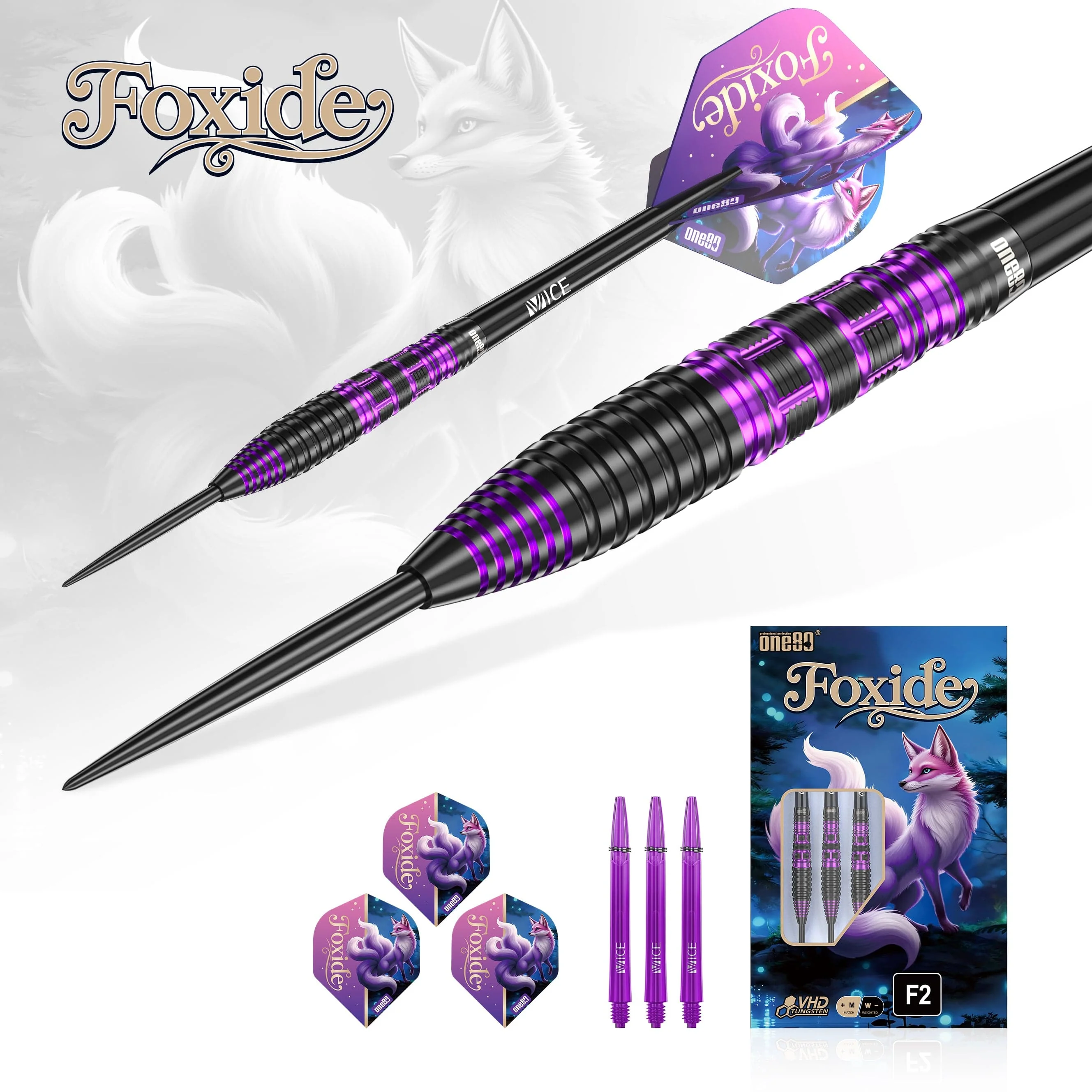 One80 Foxide Darts - Steel Tip - 90% Tungsten - F2 - Image 3